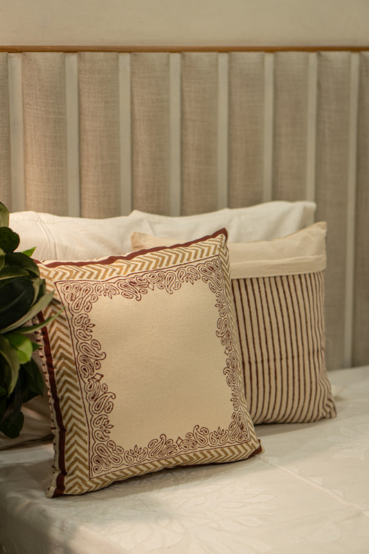 Gulshan | Block Print Cushion Cover