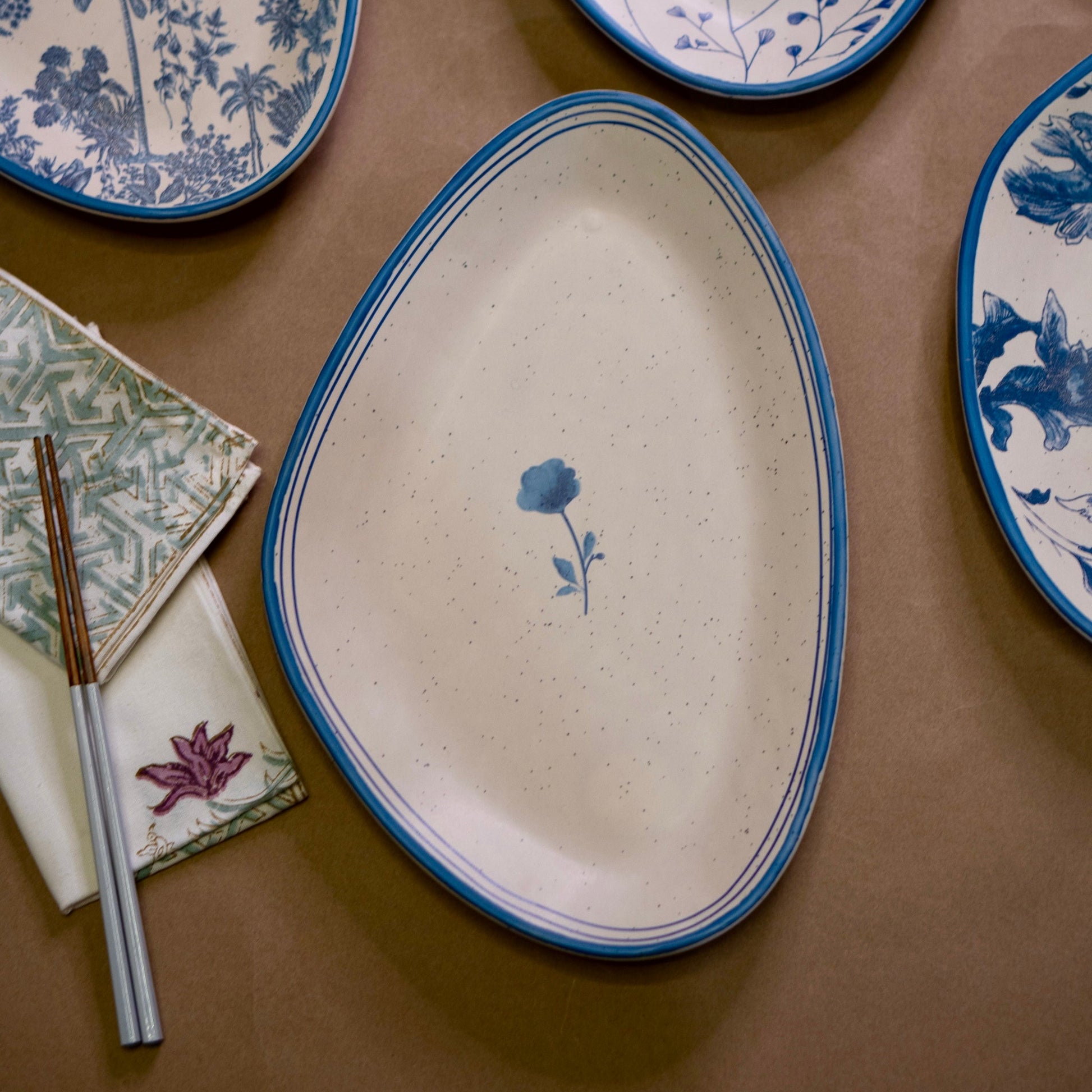 Cherry Blossom Stoneware Platter