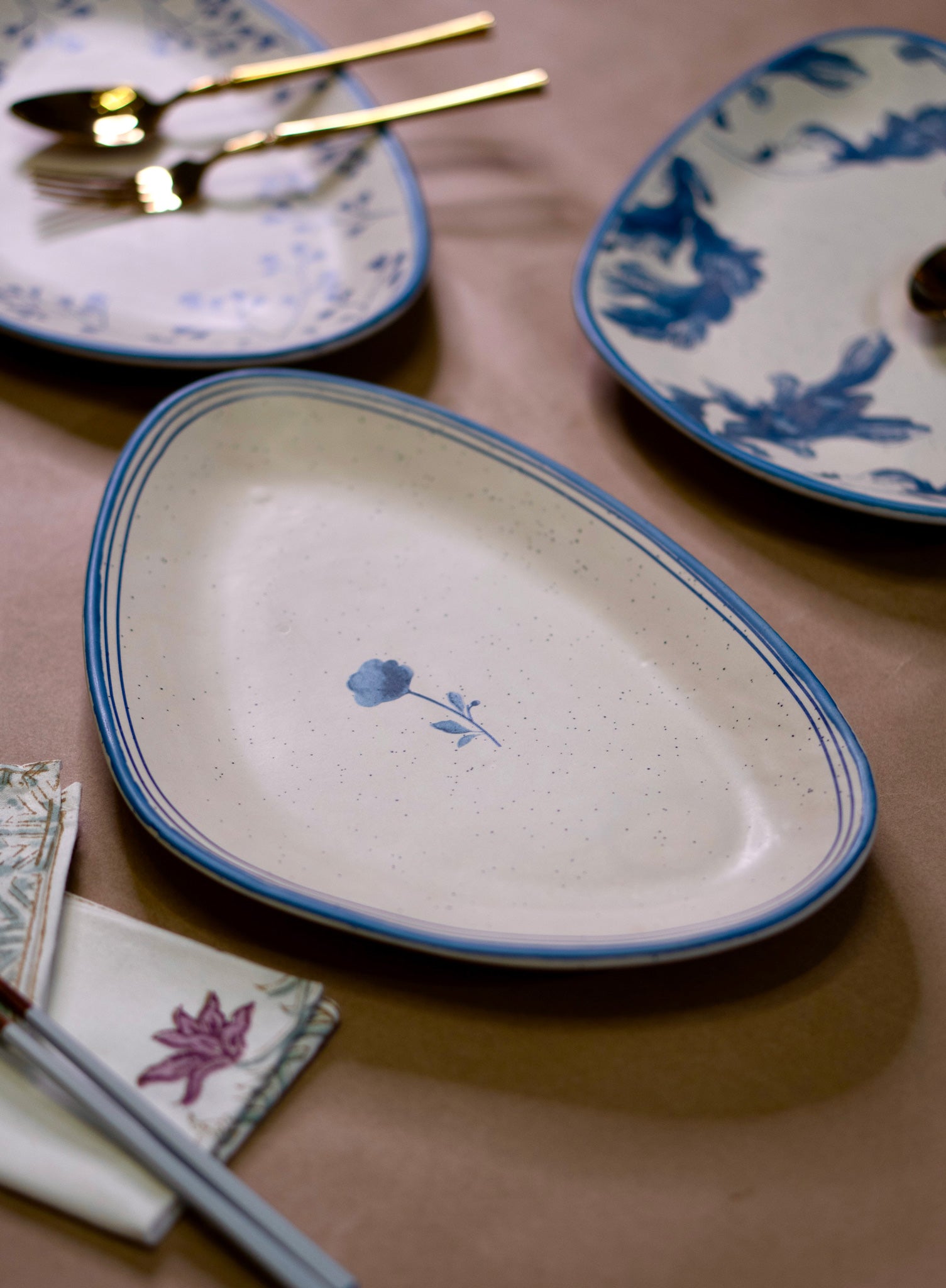 Cherry Blossom Stoneware Platter