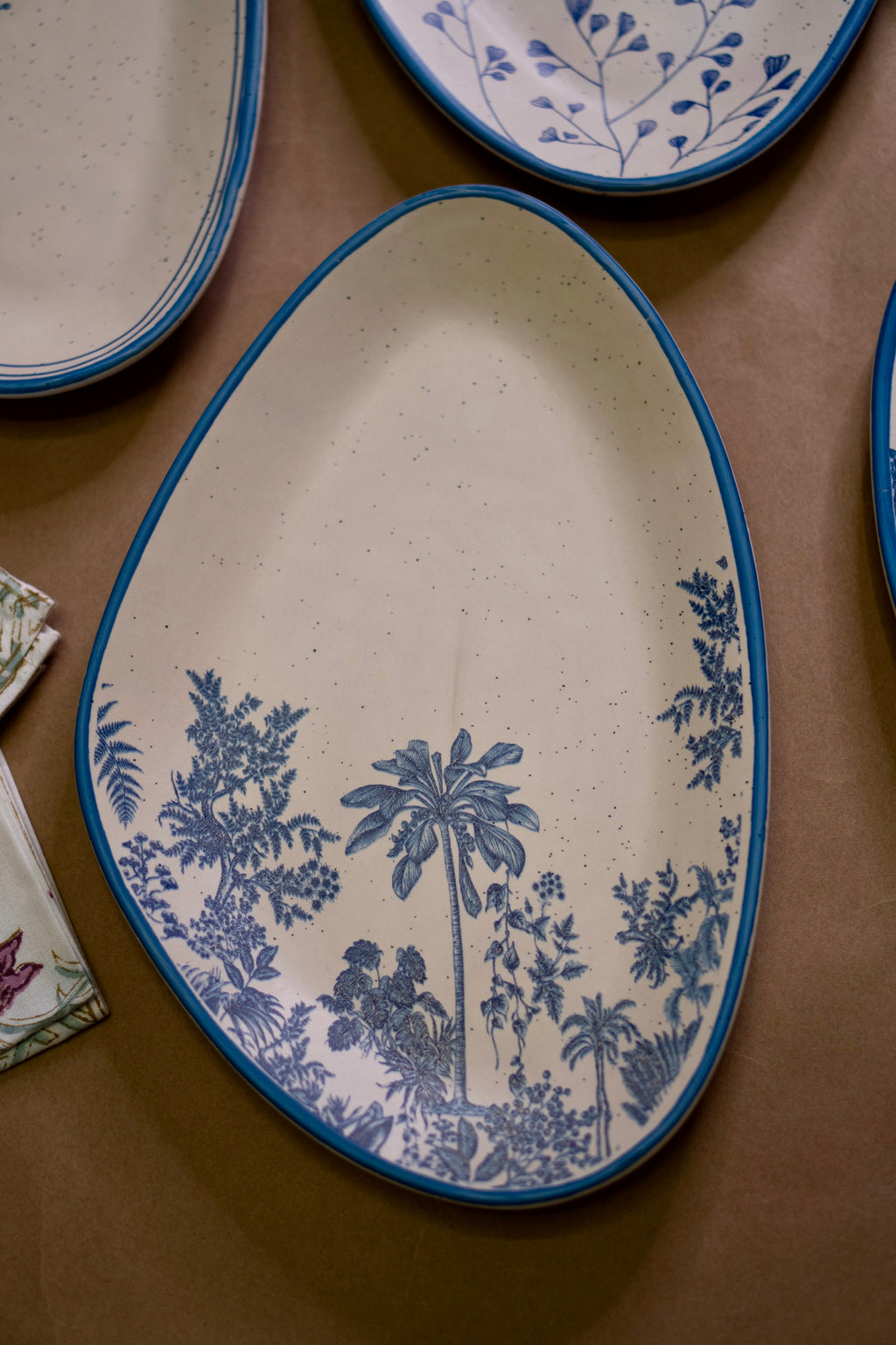 Jungle Stoneware Serving Platter