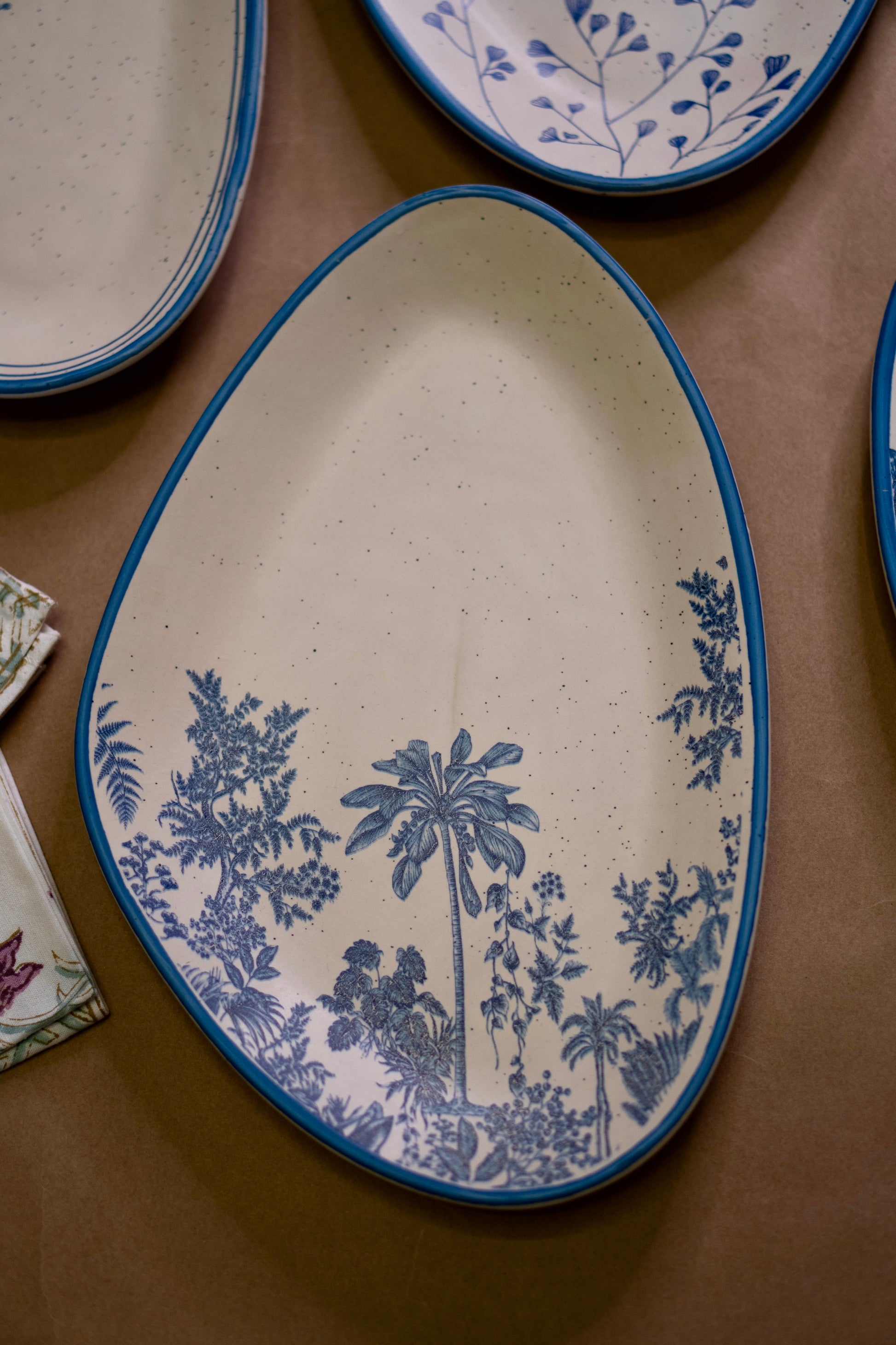 Jungle Stoneware Serving Platter