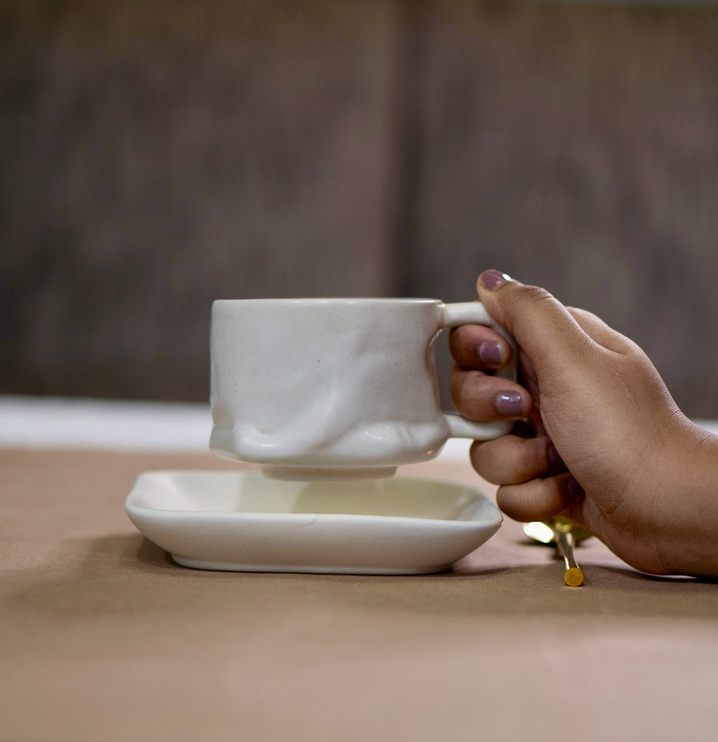 Snow Cookie and Cake Plate