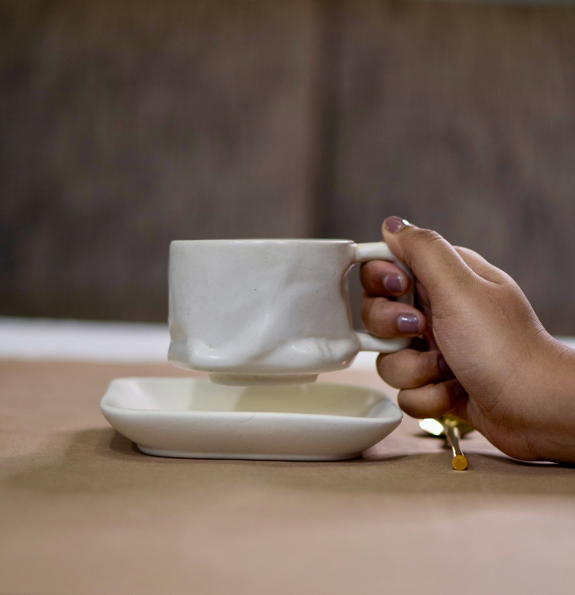 Snow Cookie and Cake Plate