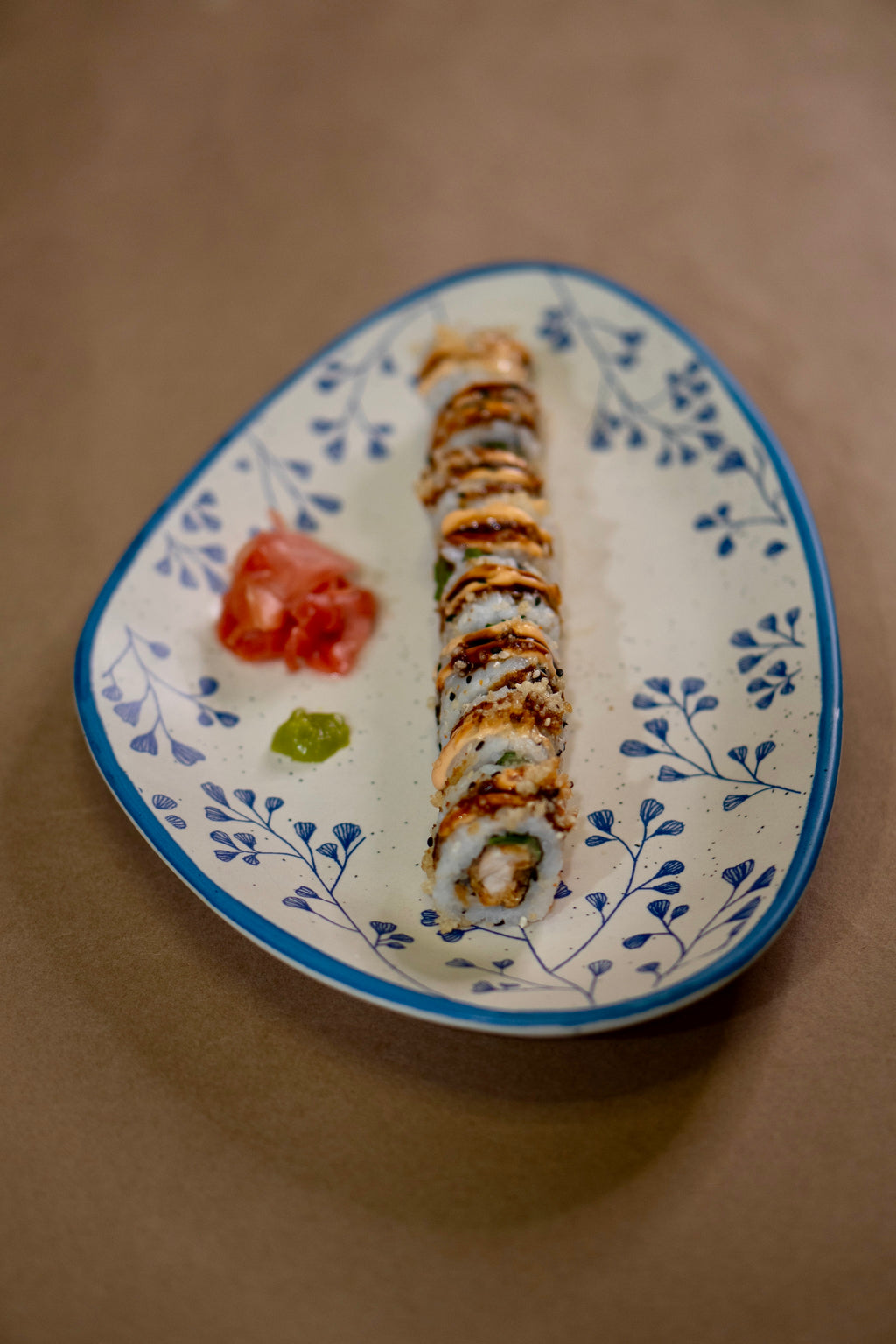 Winterberry Blossom Stoneware Platter