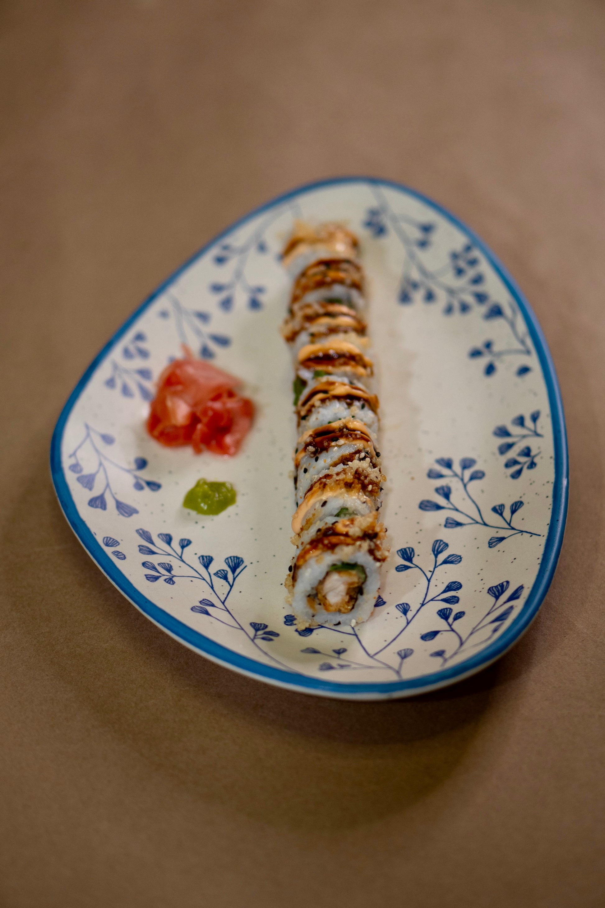 Winterberry Blossom Stoneware Platter