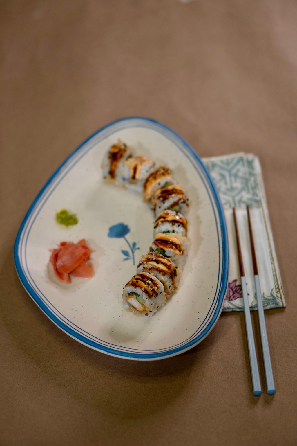 Cherry Blossom Stoneware Platter