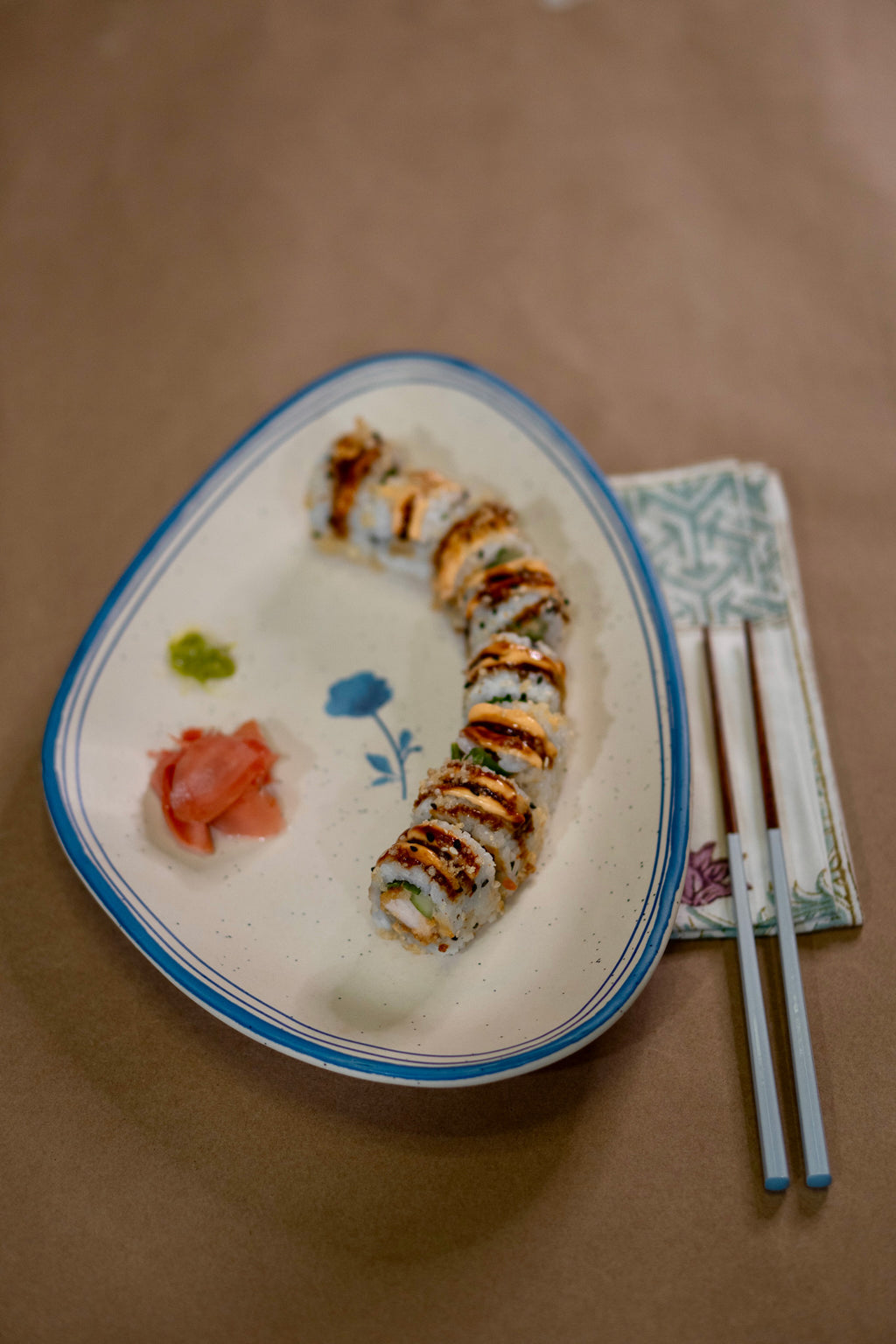 Cherry Blossom Stoneware Platter