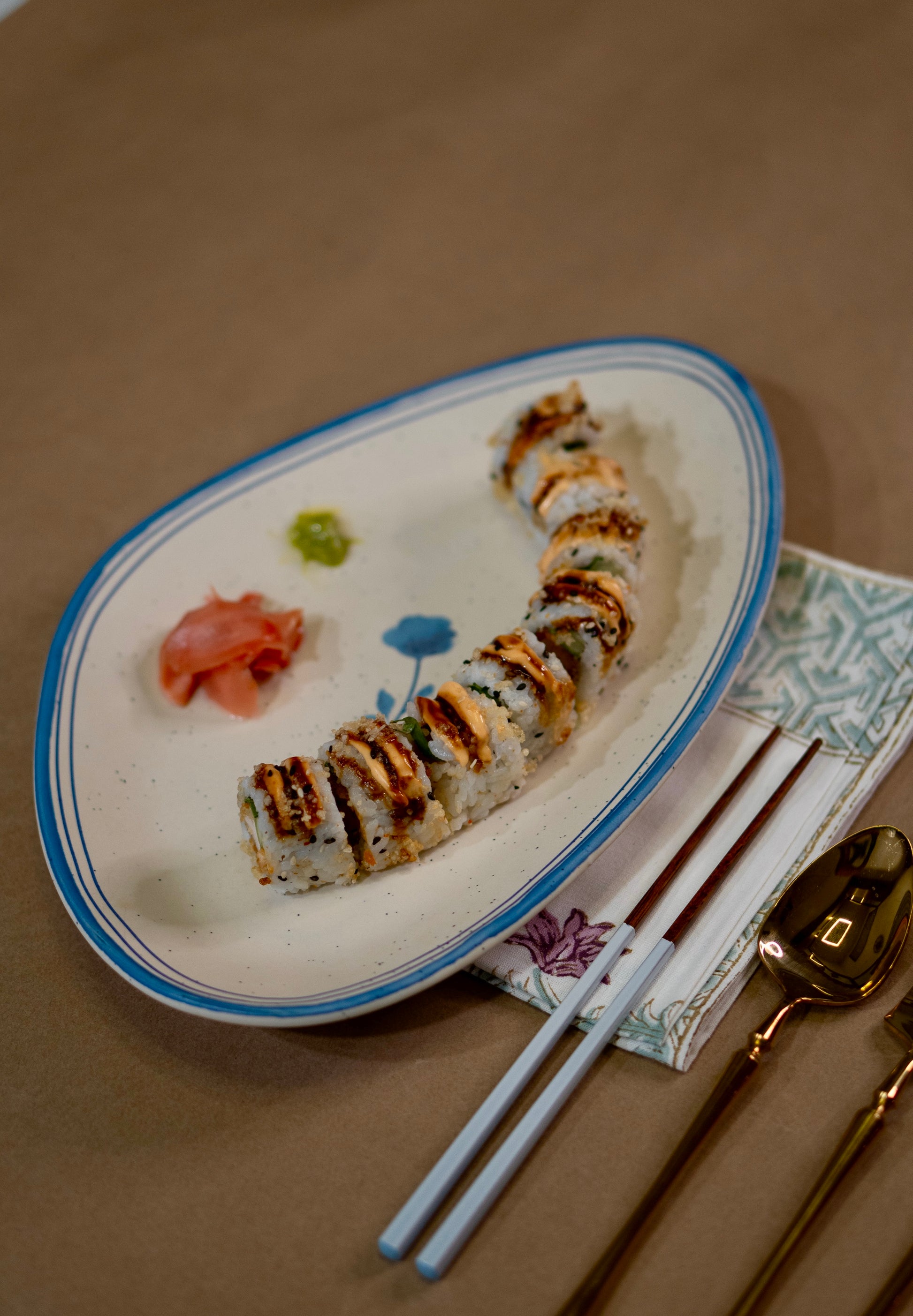 Cherry Blossom Stoneware Platter