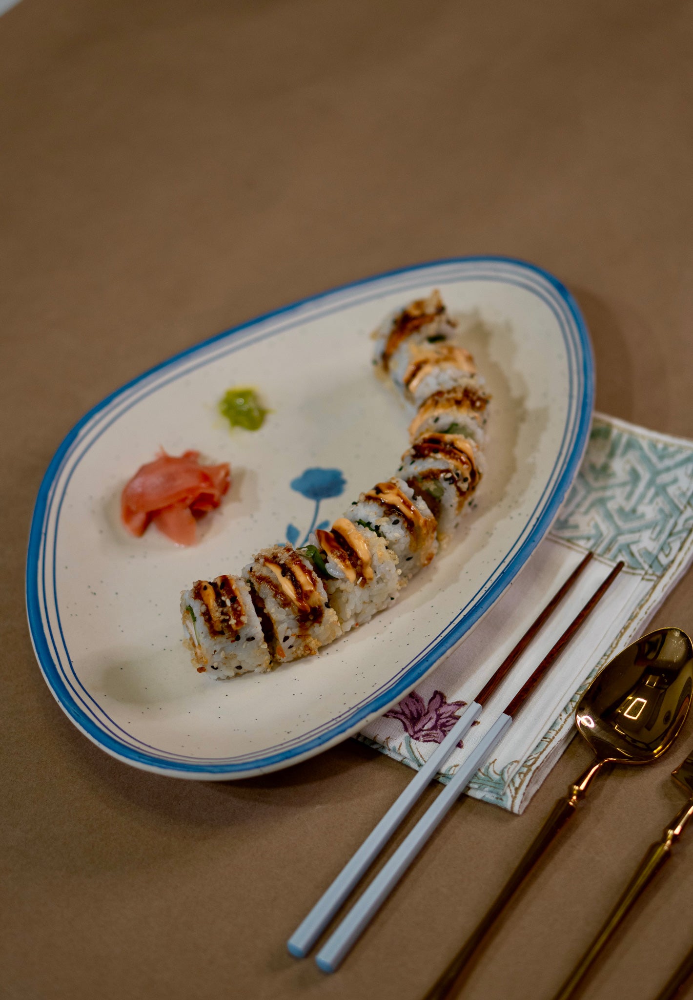 Cherry Blossom Stoneware Platter