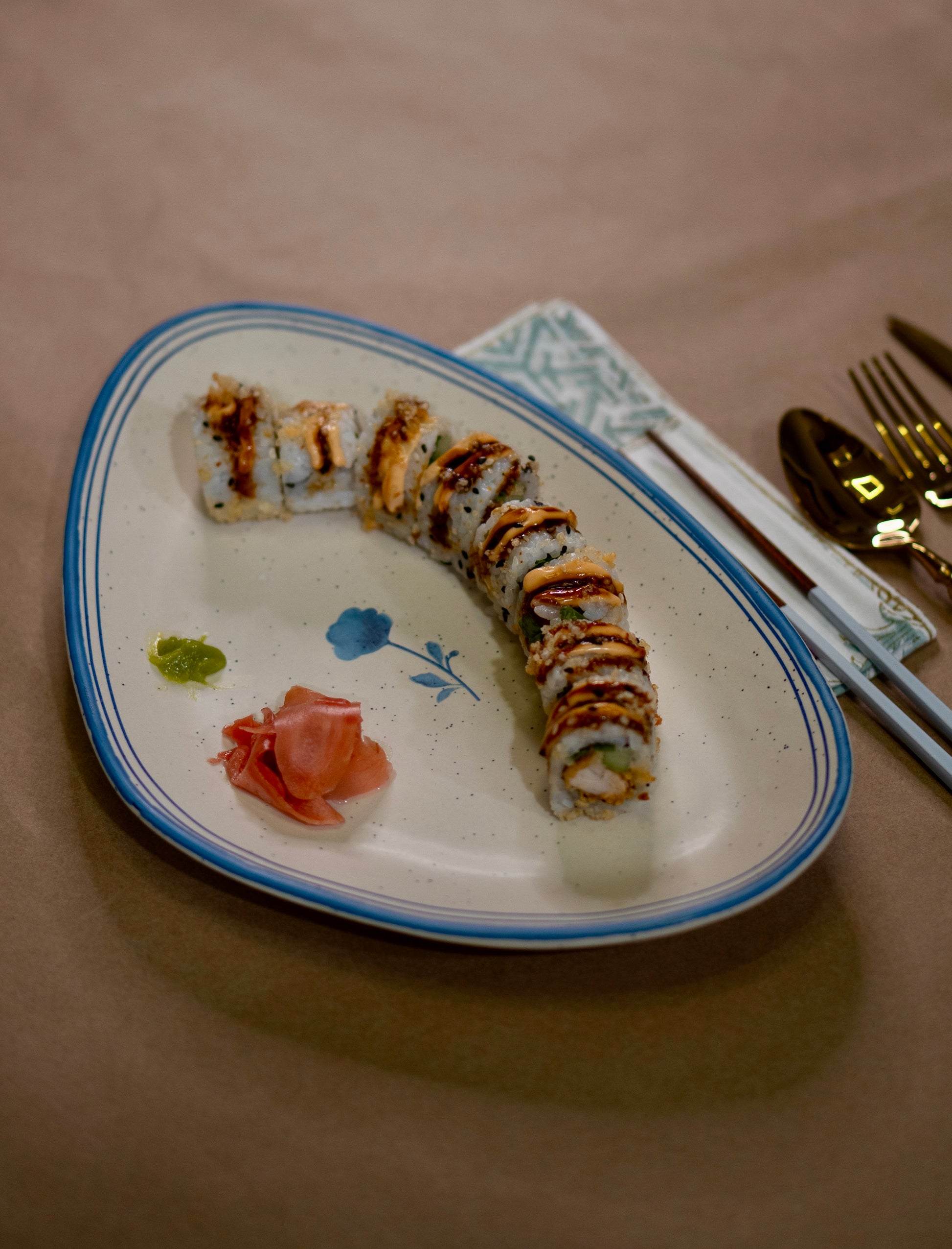 Cherry Blossom Stoneware Platter