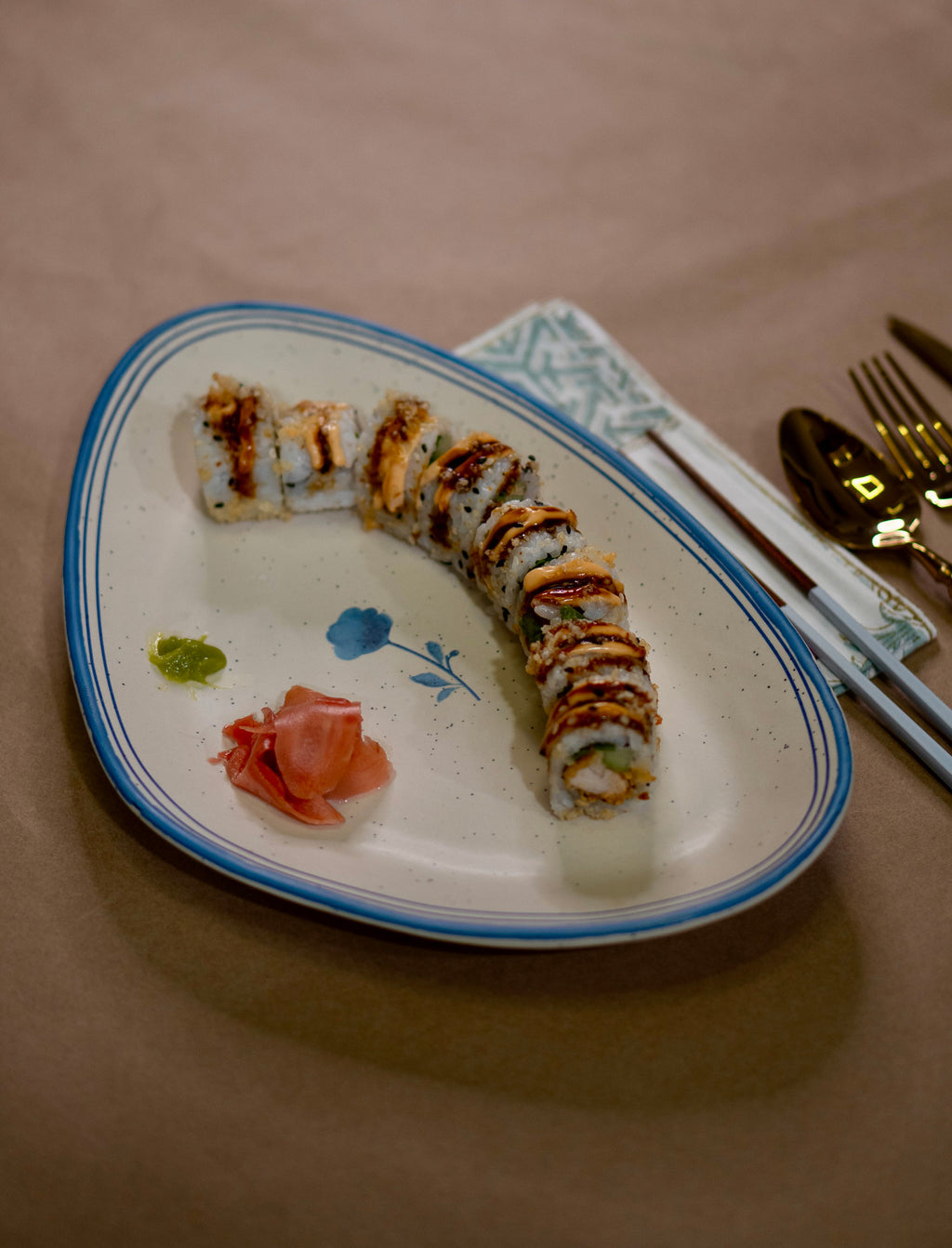 Cherry Blossom Stoneware Platter