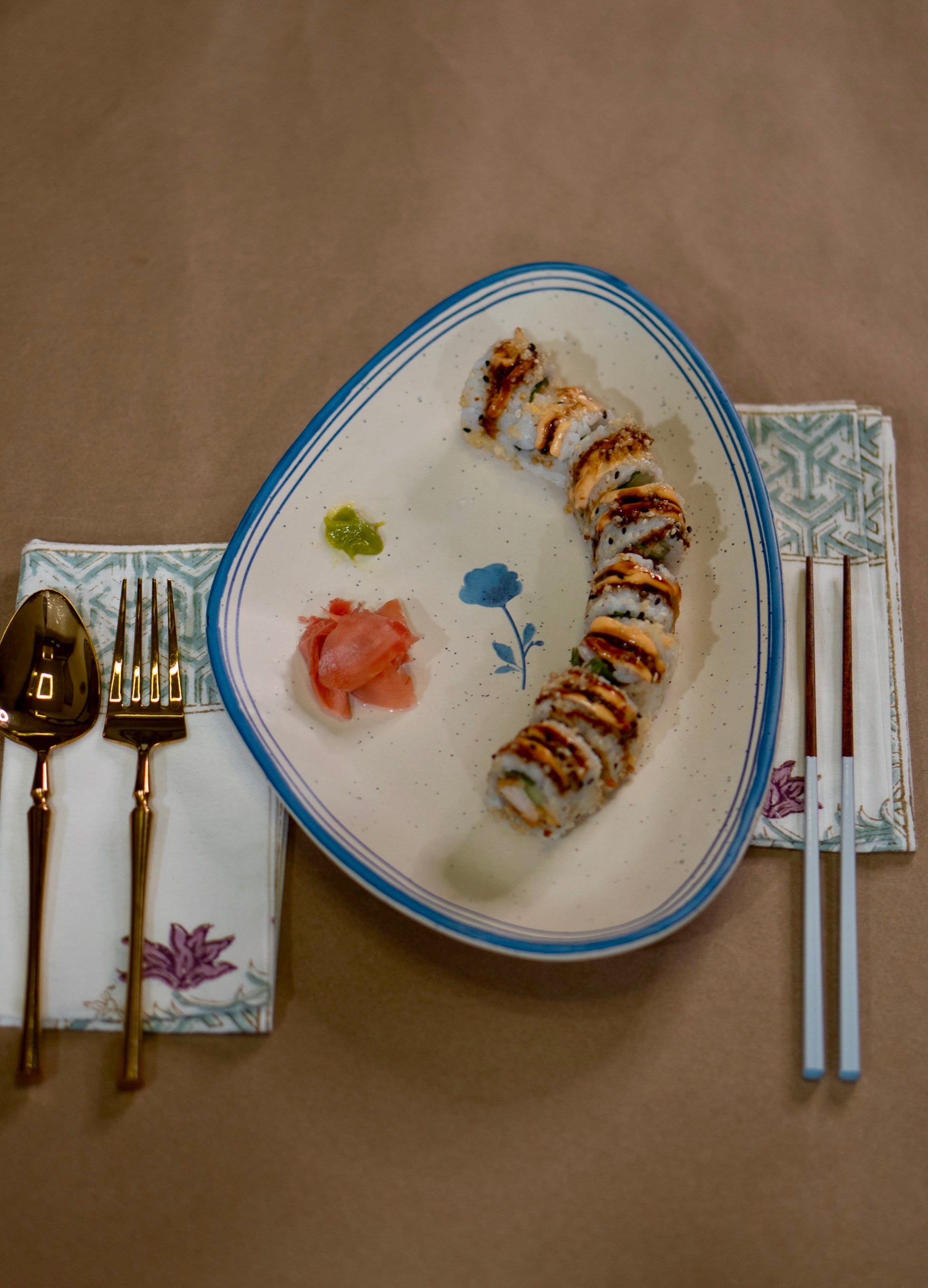 Cherry Blossom Stoneware Platter
