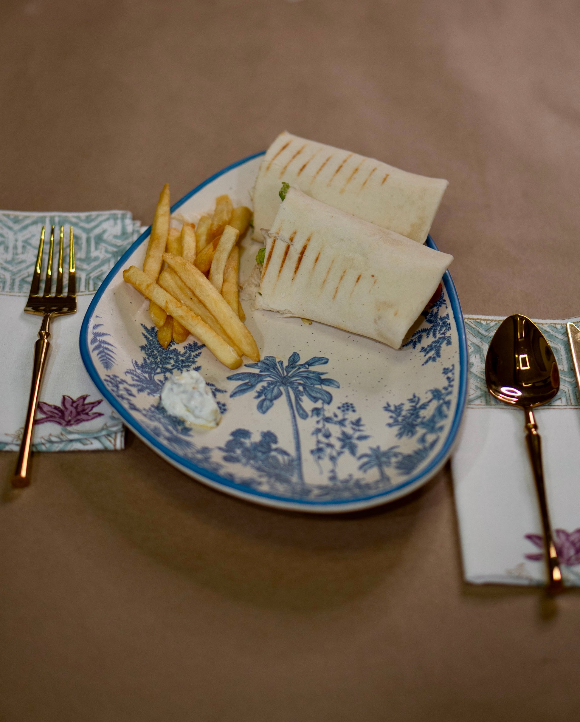 Jungle Stoneware Serving Platter