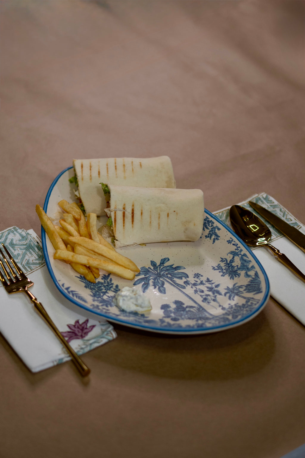 Jungle Stoneware Serving Platter