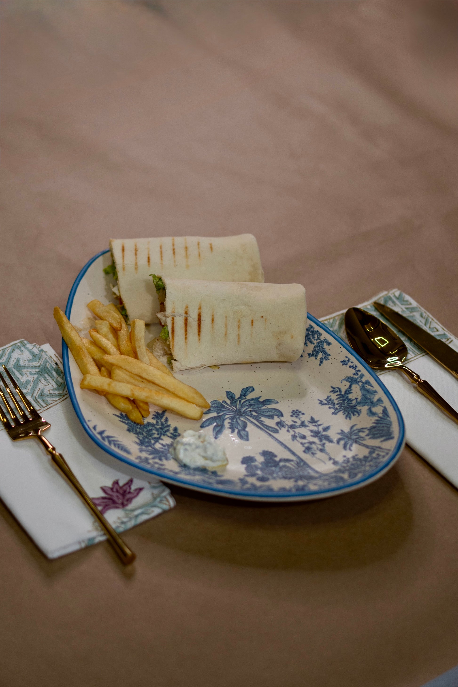 Jungle Stoneware Serving Platter