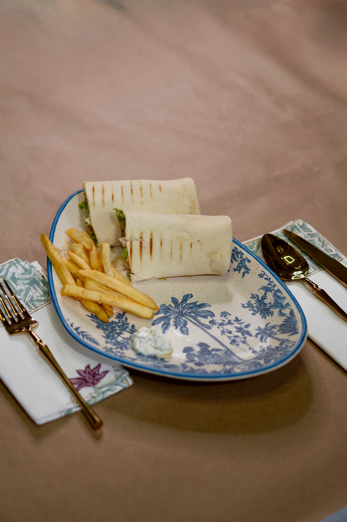 Jungle Stoneware Serving Platter