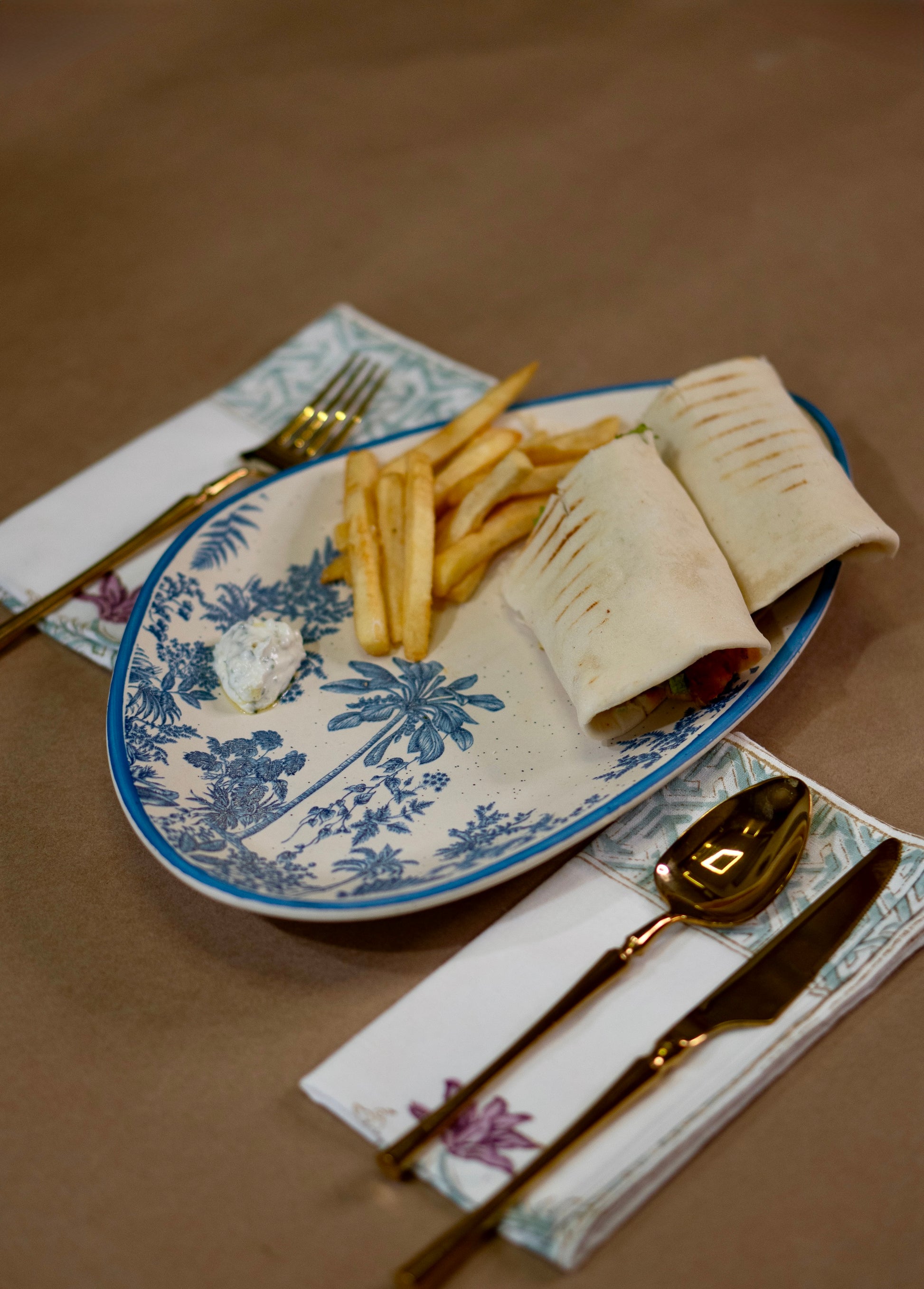 Jungle Stoneware Serving Platter