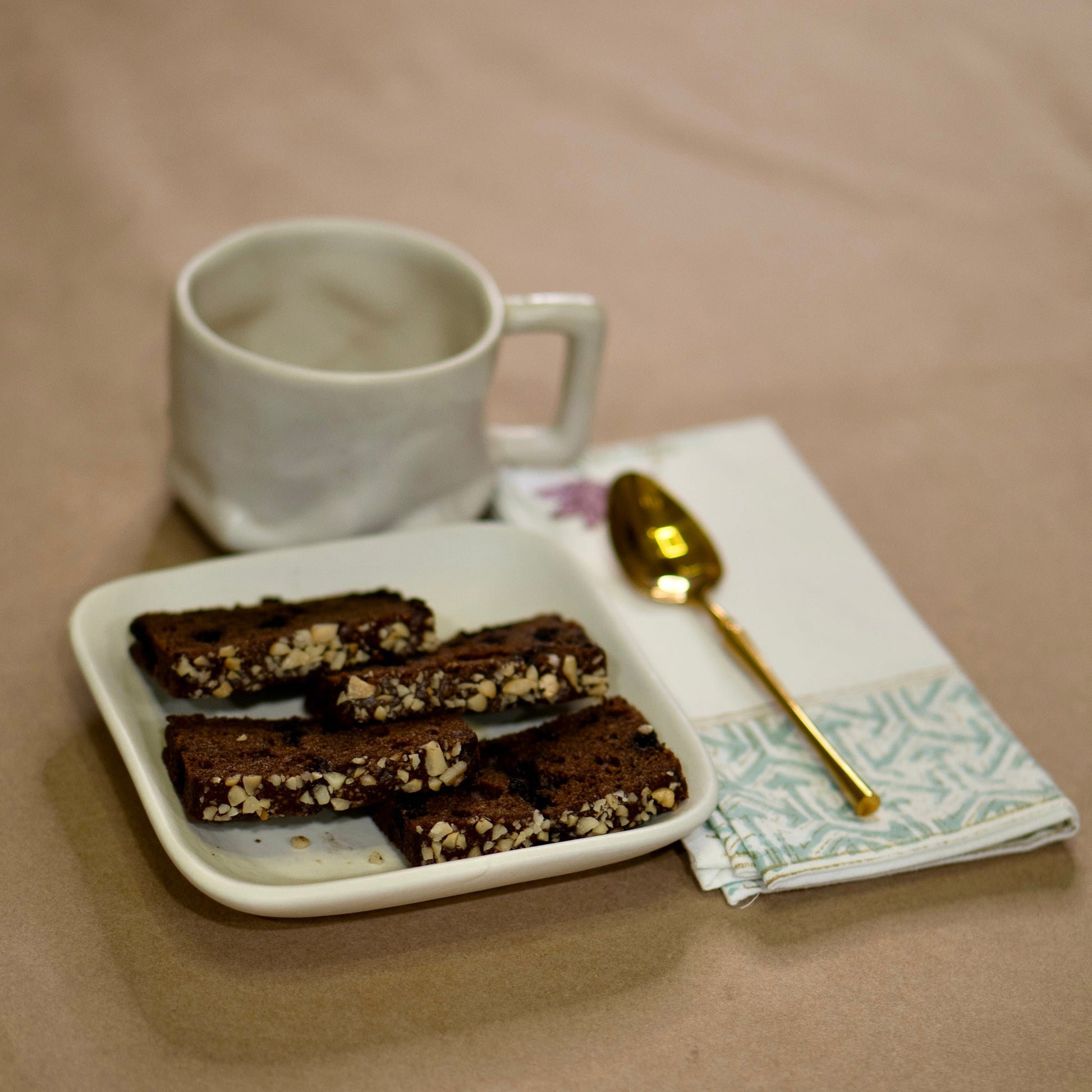 Snow Cookie and Cake Plate