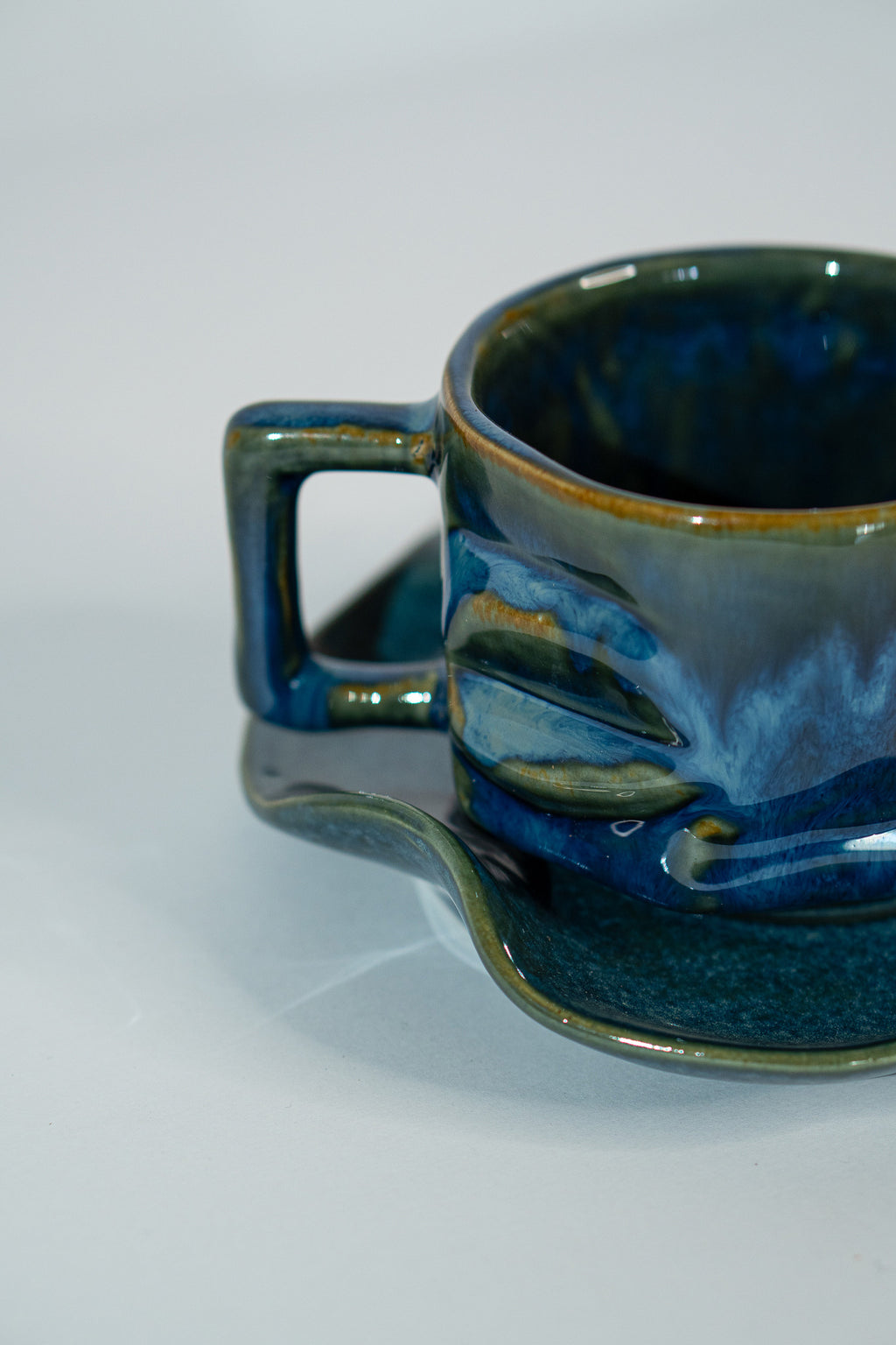 Stream Yunomi Platter + 300ml Mug Combo