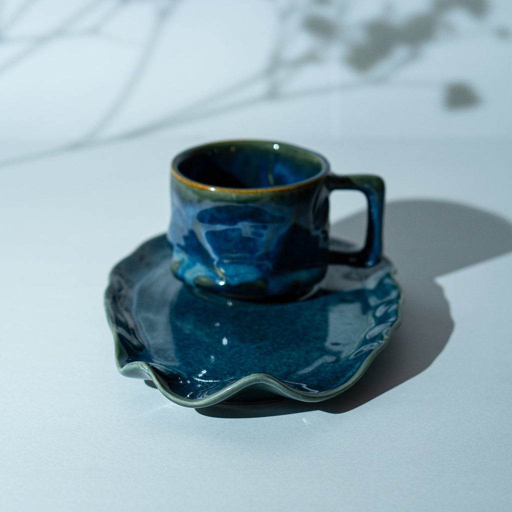 Stream Yunomi Platter + Mug Combo