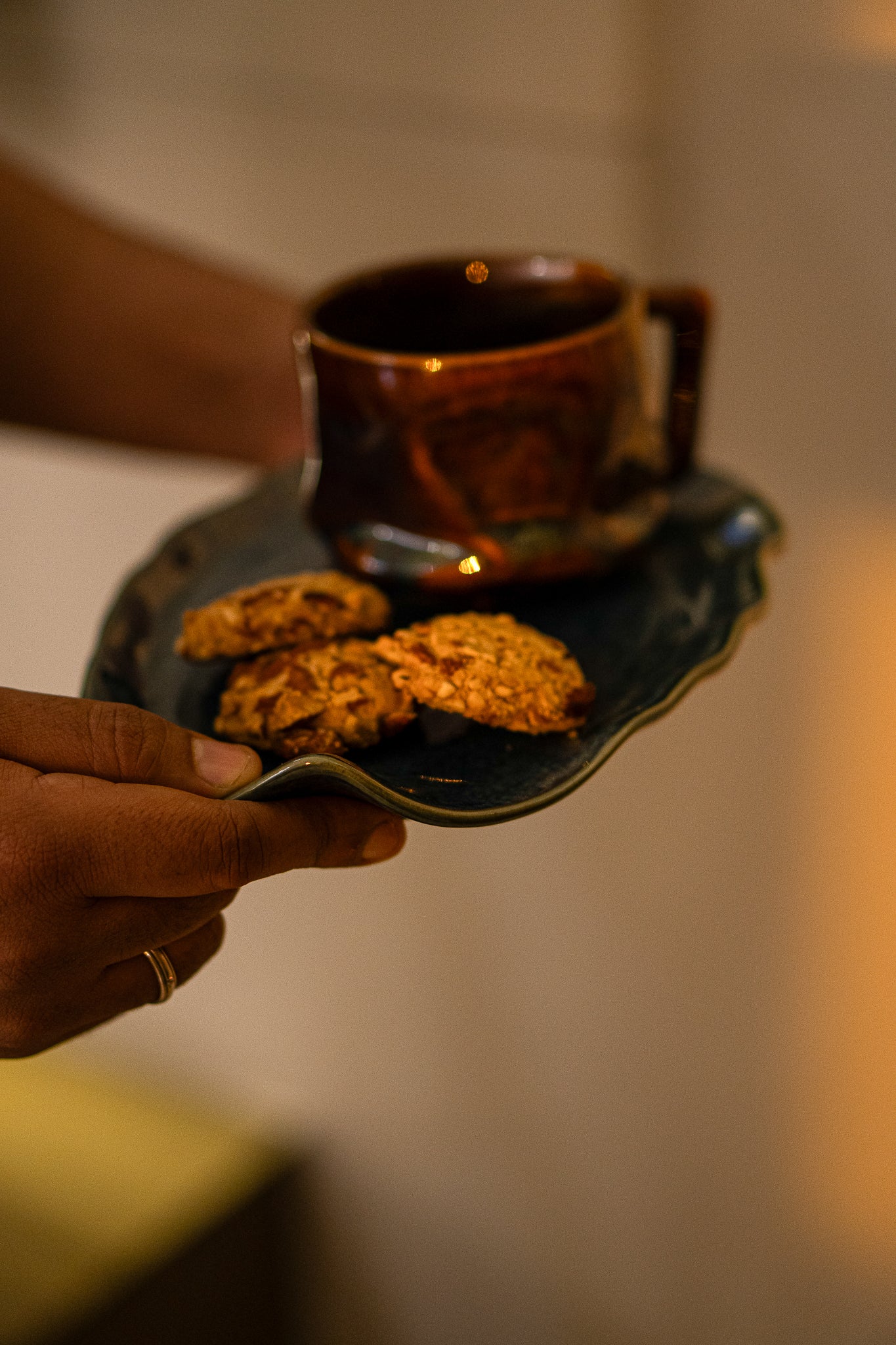 Dusk Yunomi Platter + Mug Combo