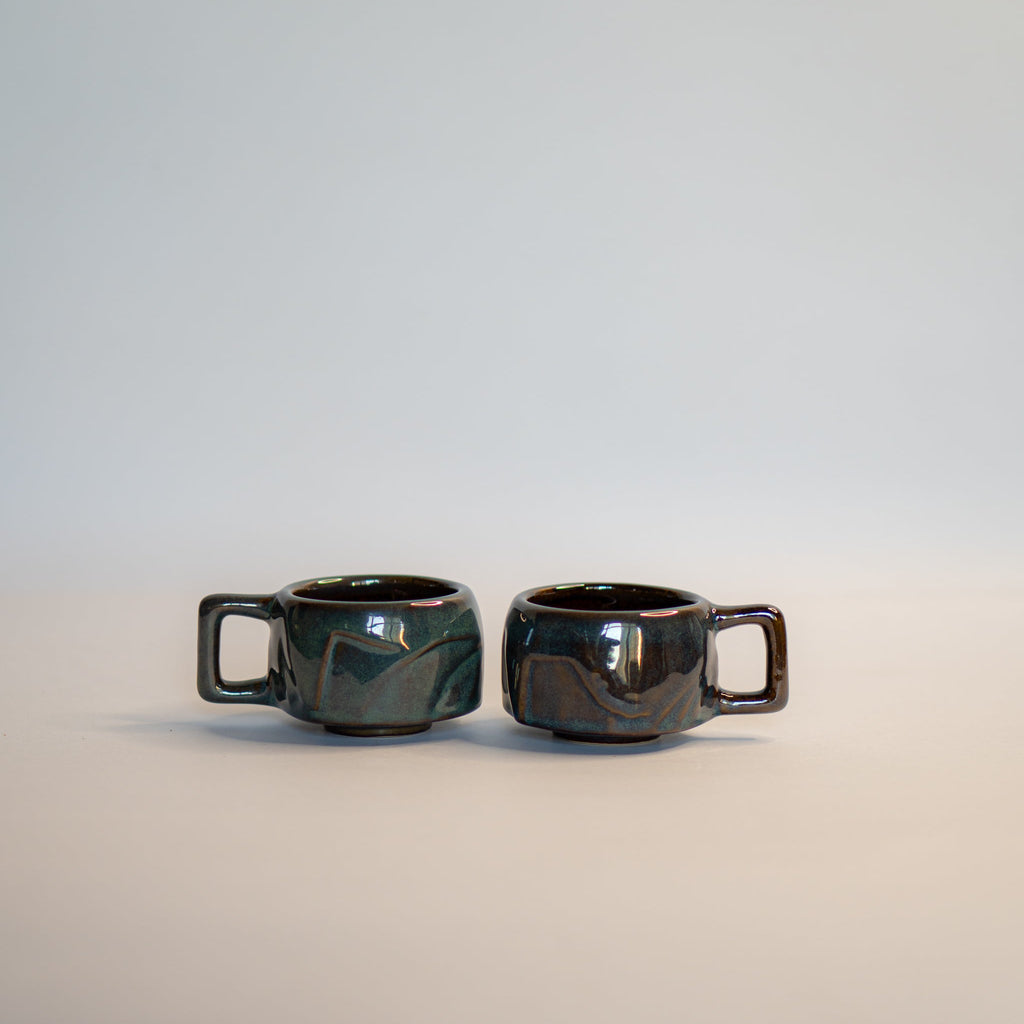 Stream Yunomi (with handle) 2pcs | 100 ml