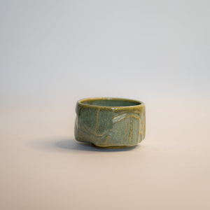 Gift Set - Green Stone Yunomi 2pcs | 200 ml