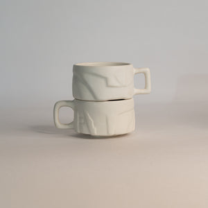 Snow Yunomis (with handle) 2pcs | 200 ml
