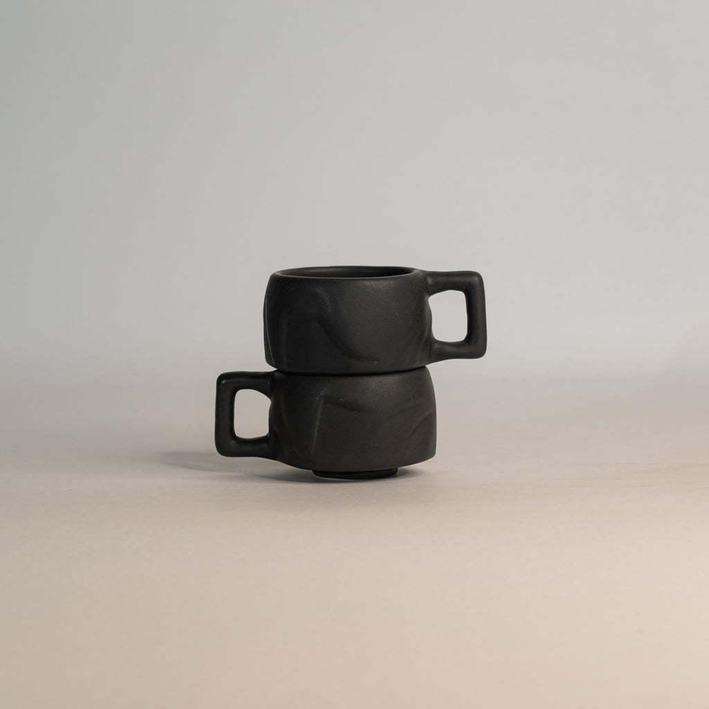 Boulder Yunomi (with handle) 2pcs | 100 ml