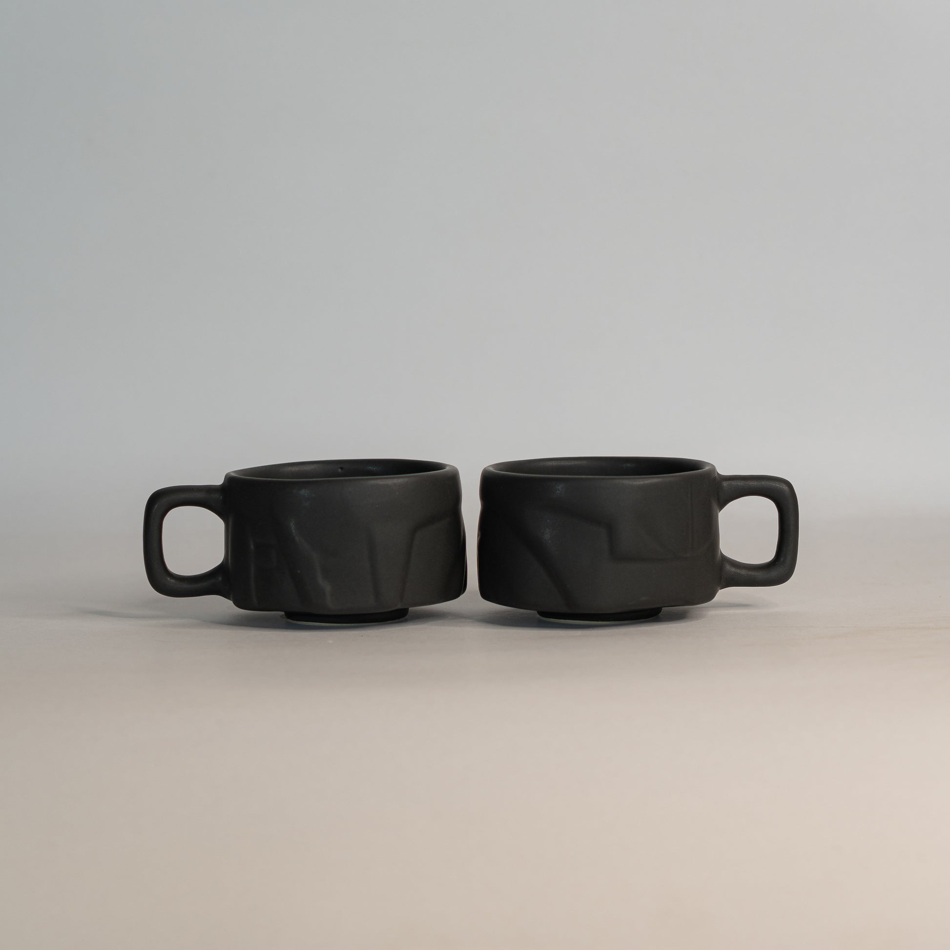 Boulder Yunomis (with handle) 2pcs | 200 ml