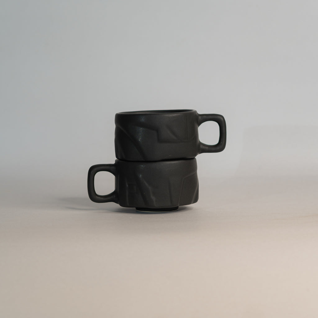 Boulder Yunomis (with handle) 2pcs | 200 ml