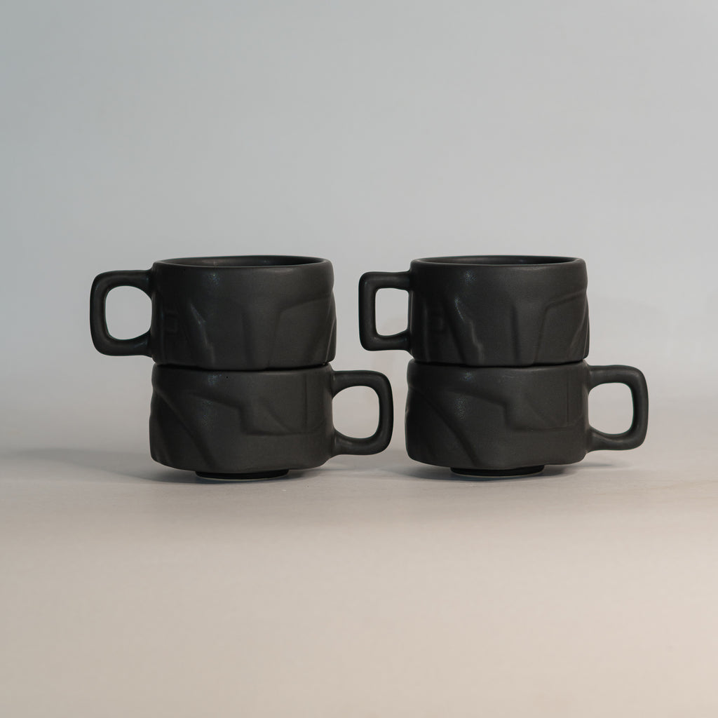 Boulder Yunomis (with handle) 2pcs | 200 ml