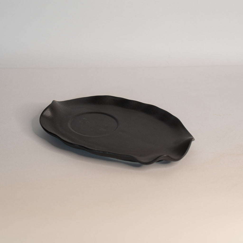 Black Matte Yunomi Platter