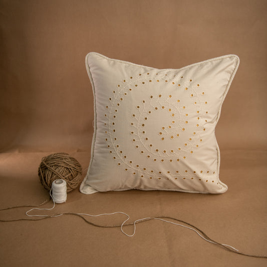 Cutwork Cushion | Blossom