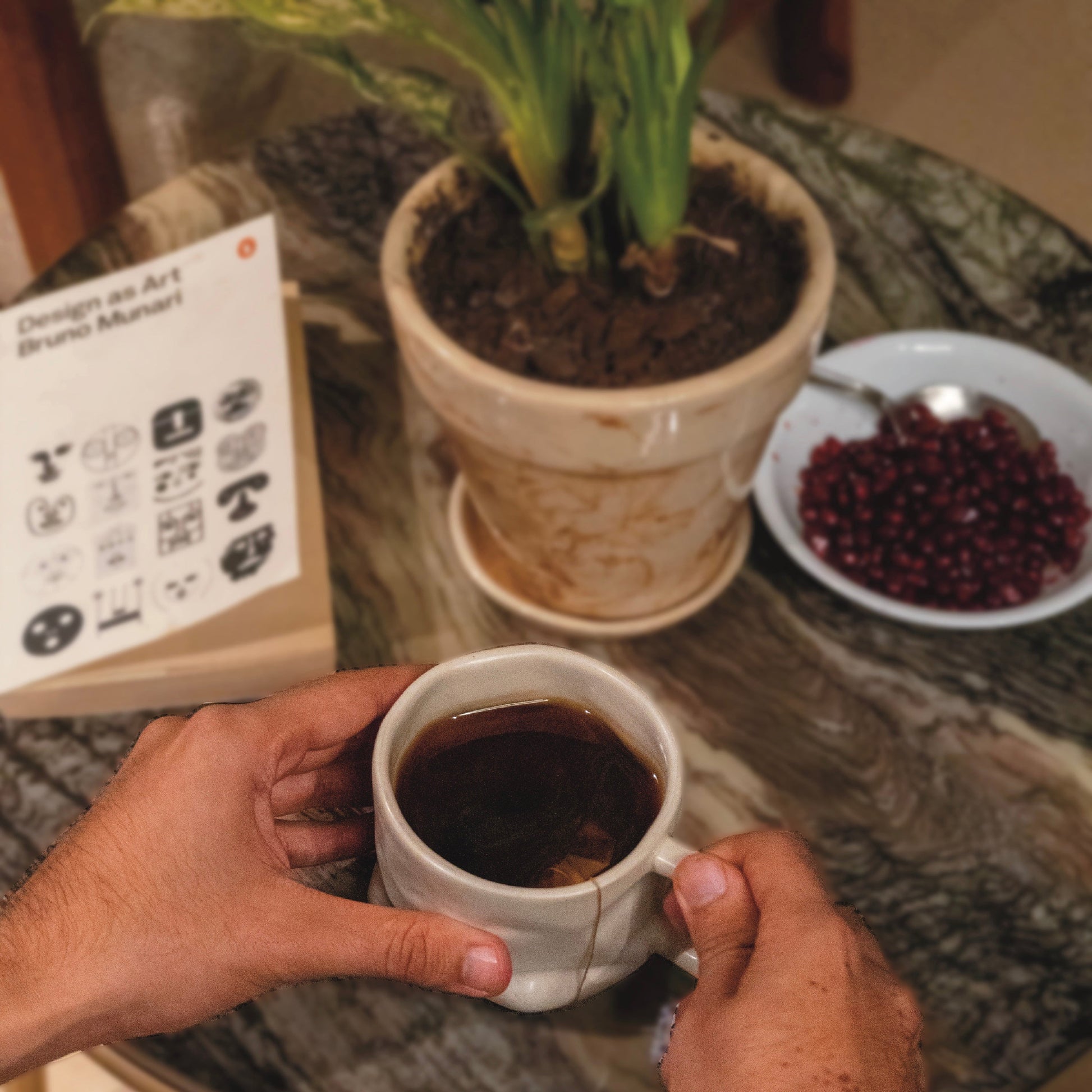 Snow Yunomi (with handle)