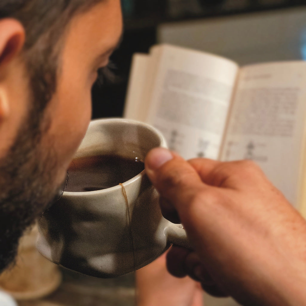 Snow Yunomi (with handle)