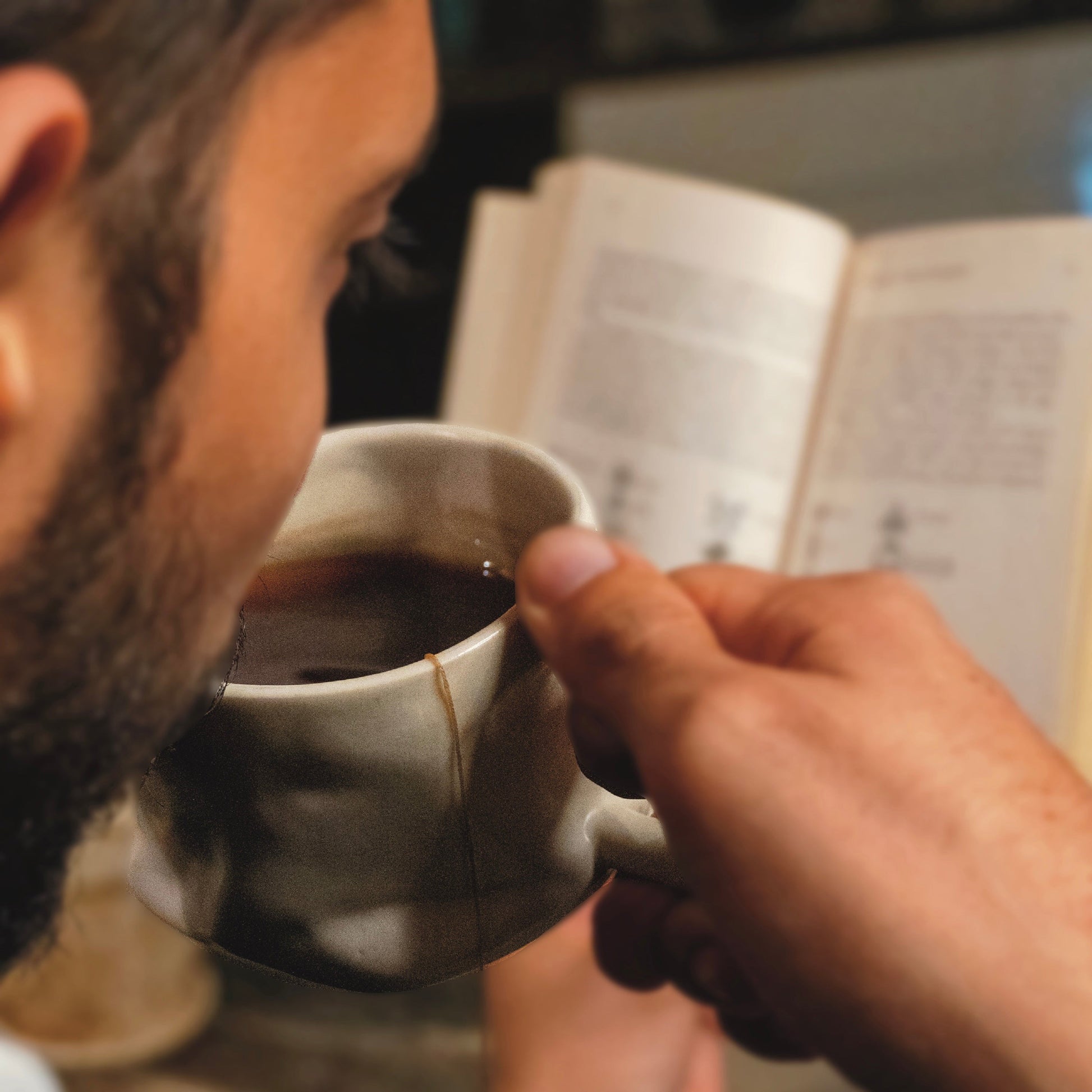 Snow Yunomi (with handle)