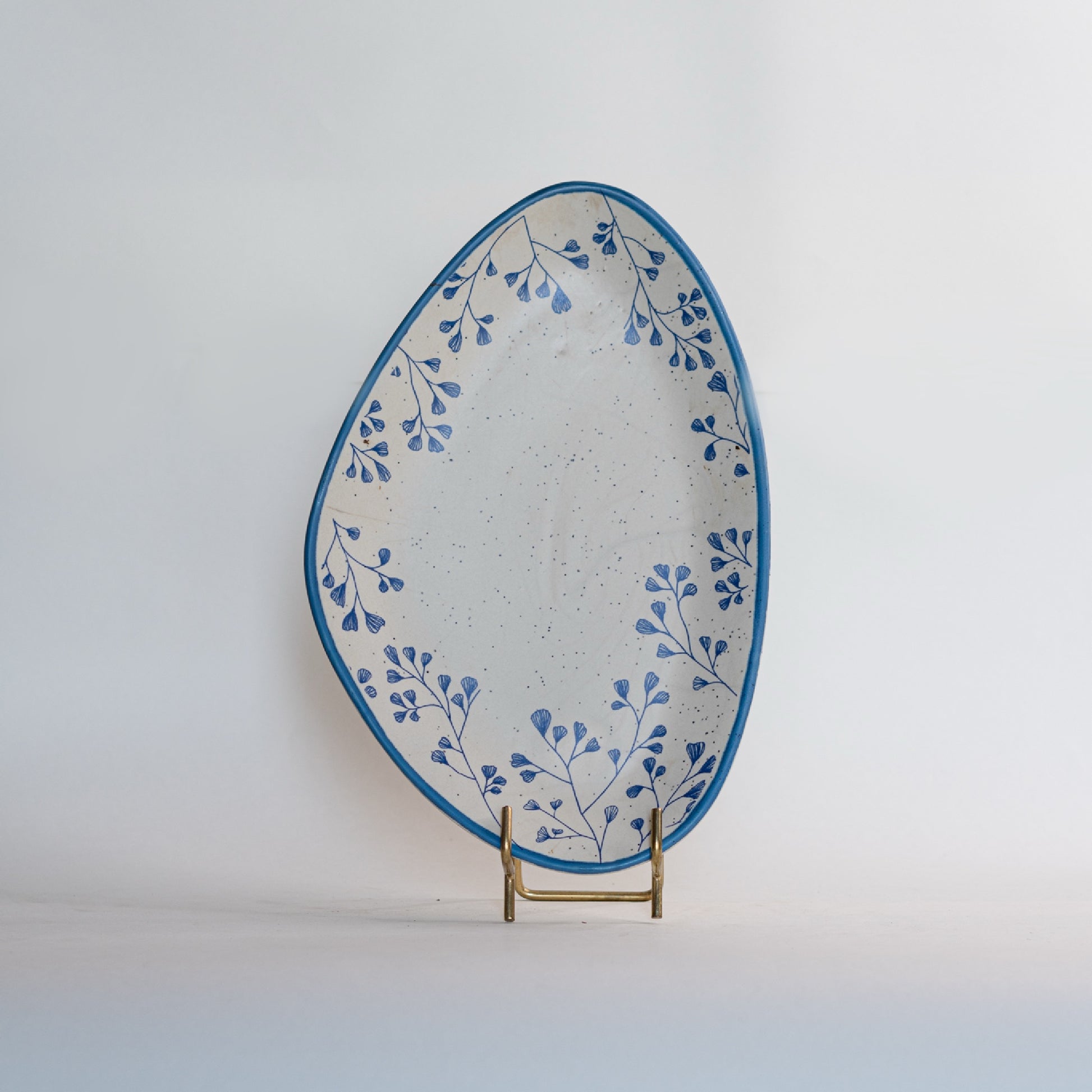 Winterberry Blossom Stoneware Platter