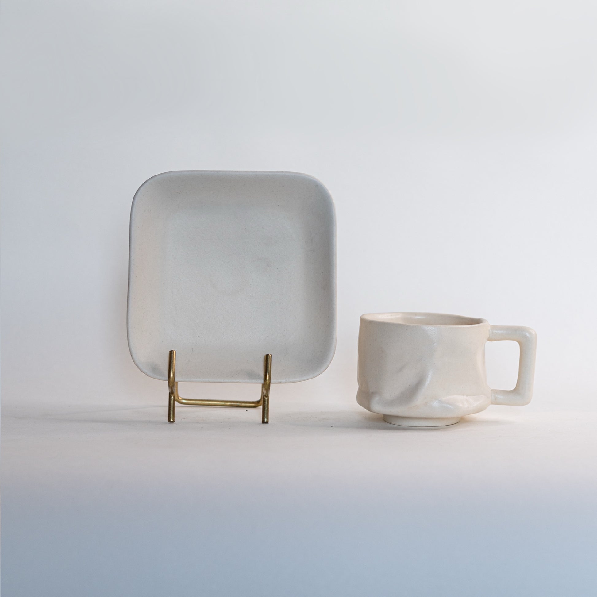 Snow Cookie and Cake Plate