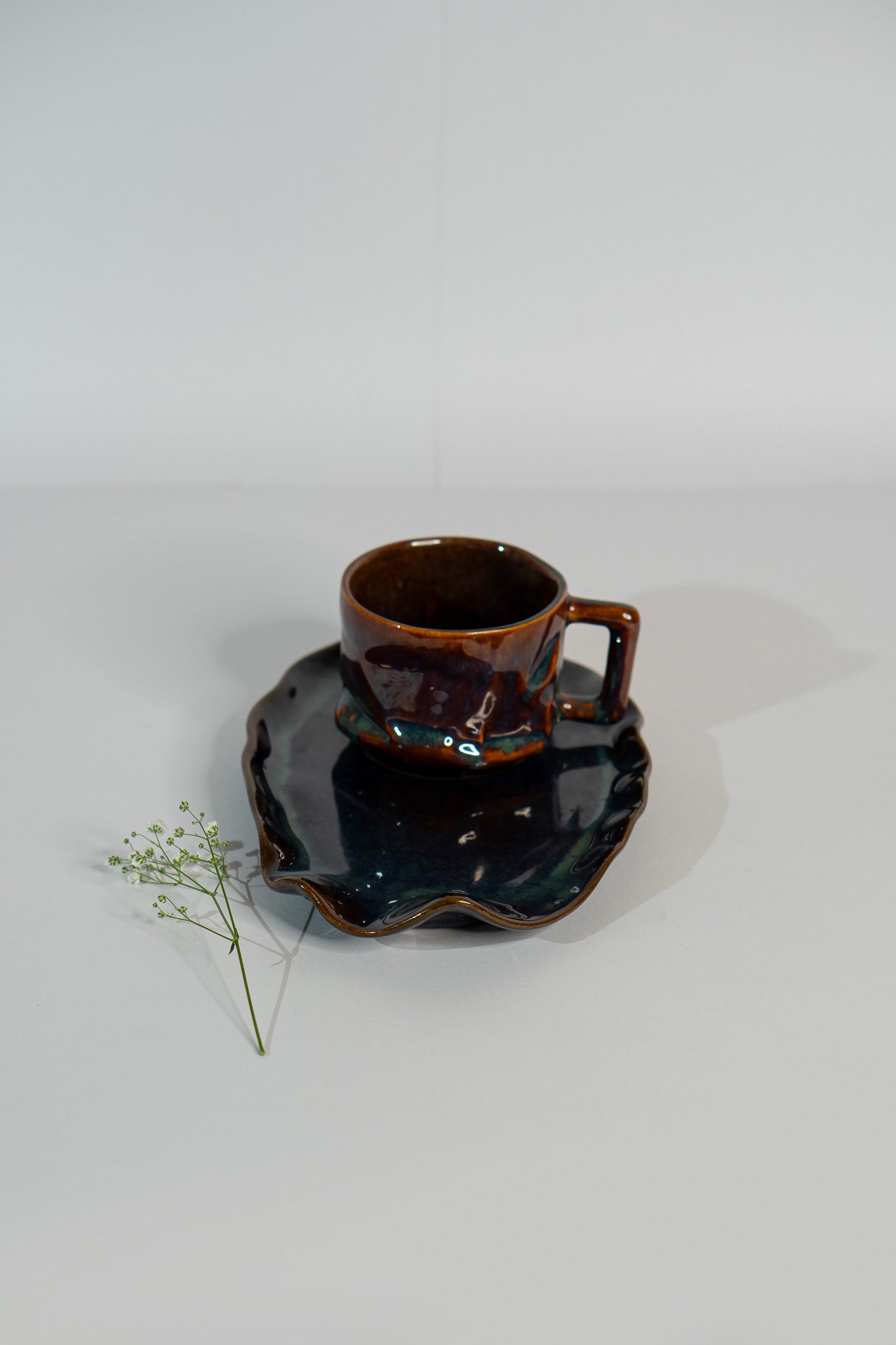 Dusk Yunomi Platter + 300ml Mug Combo