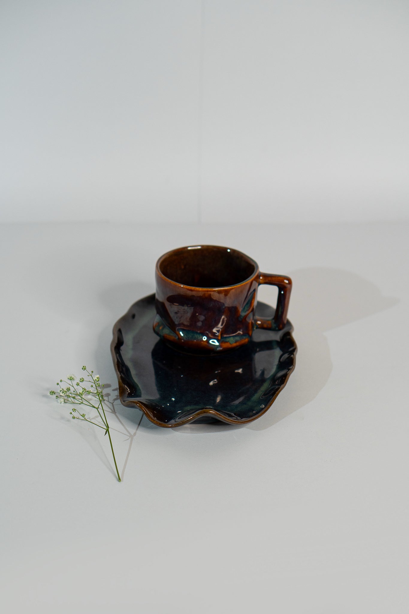 Dusk Yunomi Platter + Mug Combo