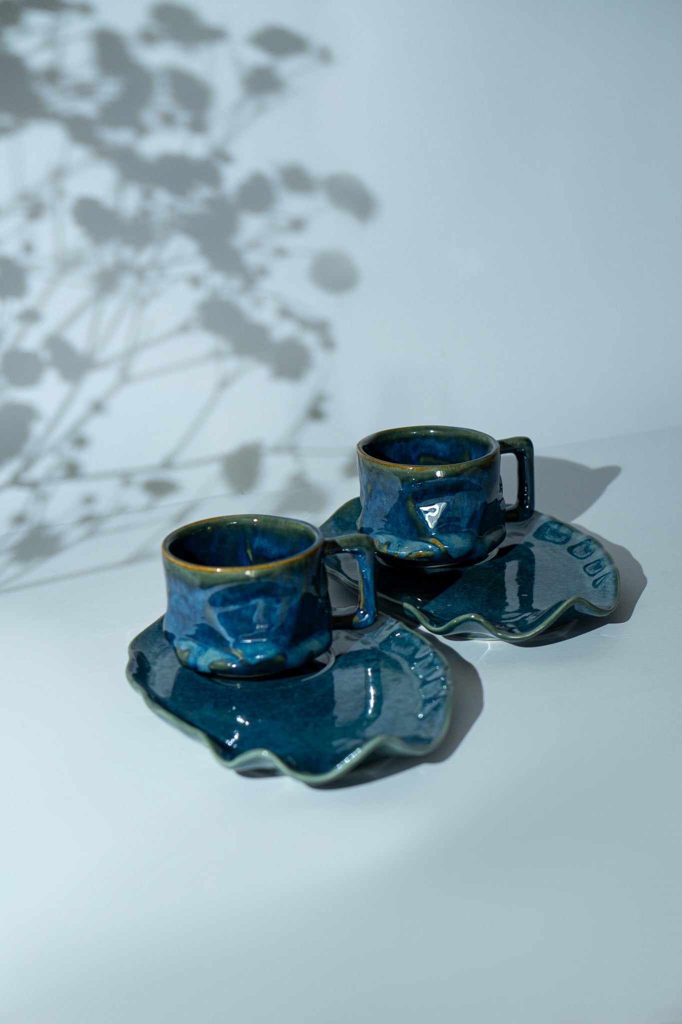 Stream Yunomi Platter + 300ml Mug Combo
