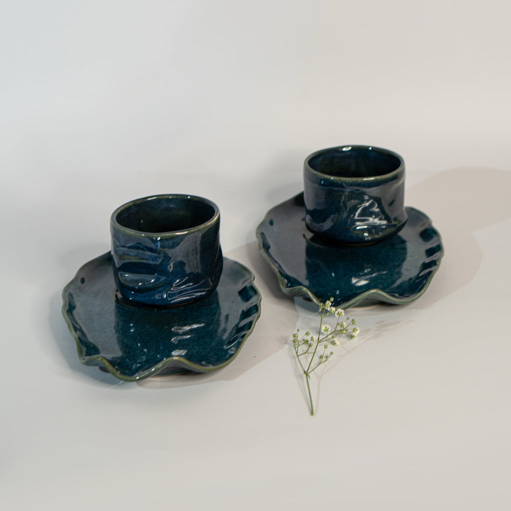 Stream Yunomi Platter + Mug Combo