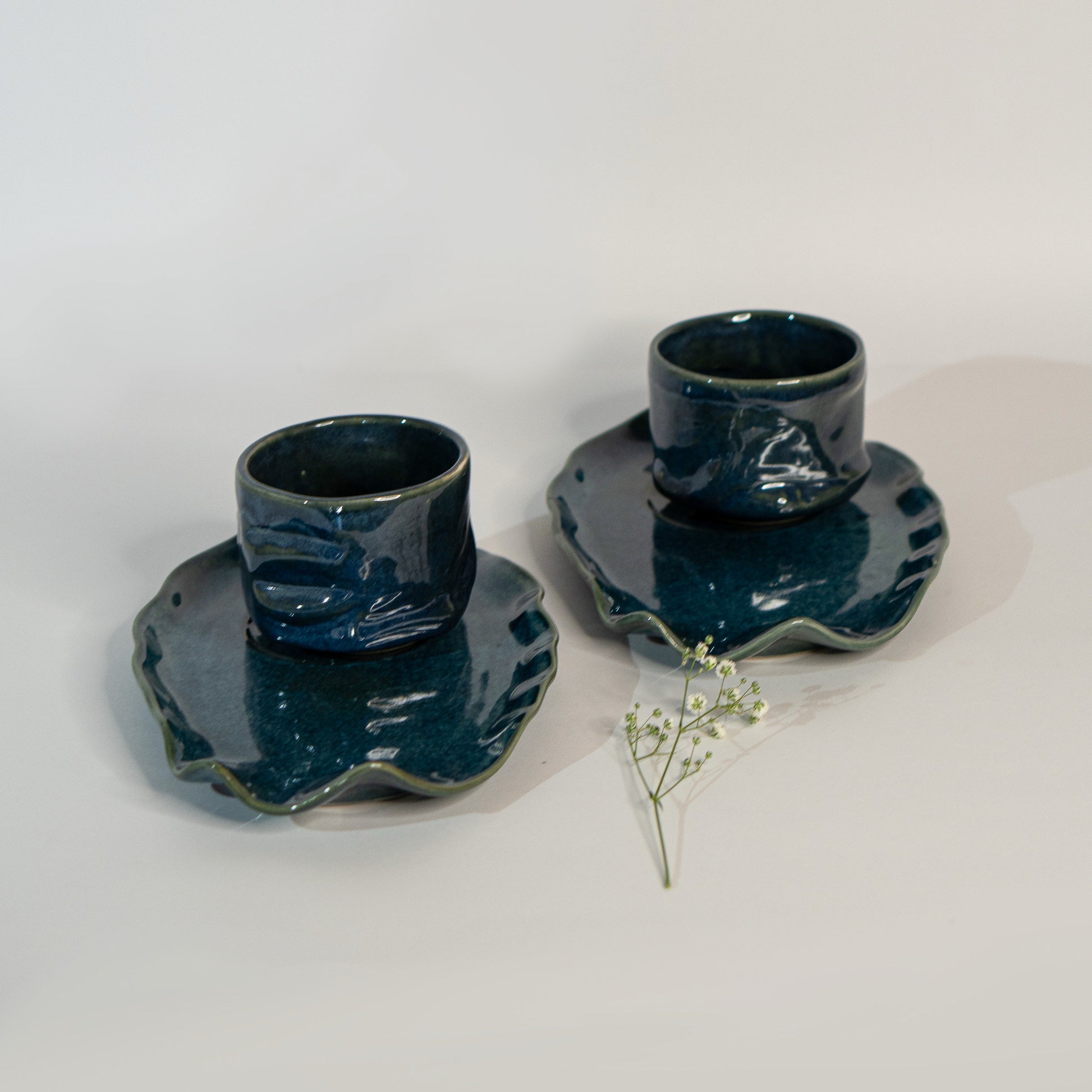 Stream Yunomi Platter + Mug Combo