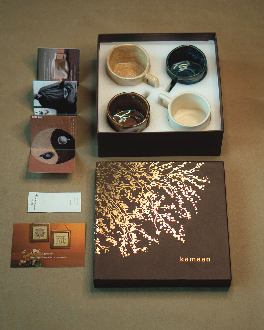 Gift Set - Boulder Yunomi 4pcs | 200 ml