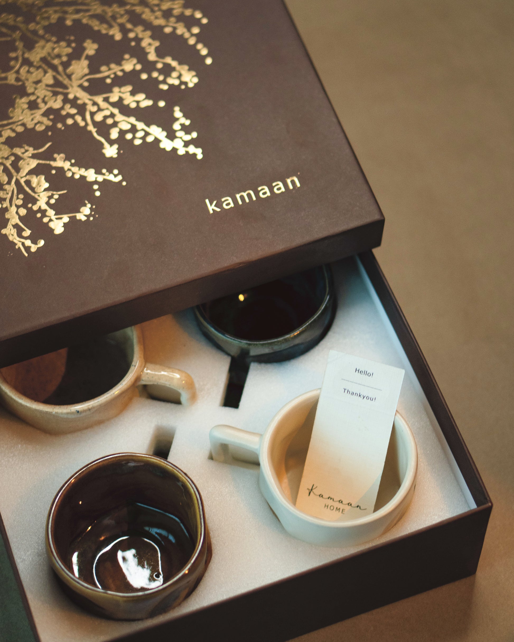 Gift Set - Boulder Yunomi 4pcs | 200 ml