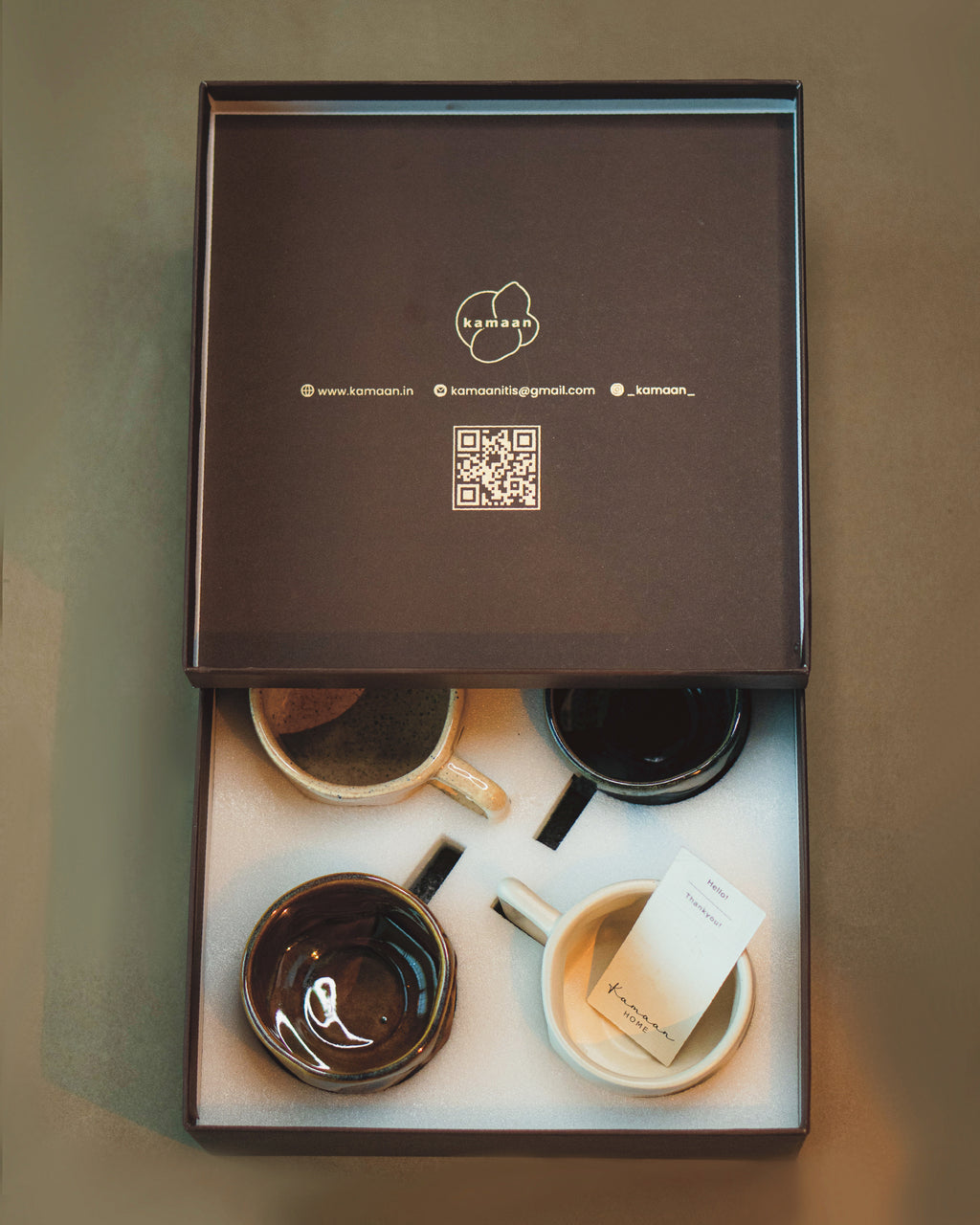 Gift Set - Boulder Yunomi 4pcs | 200 ml