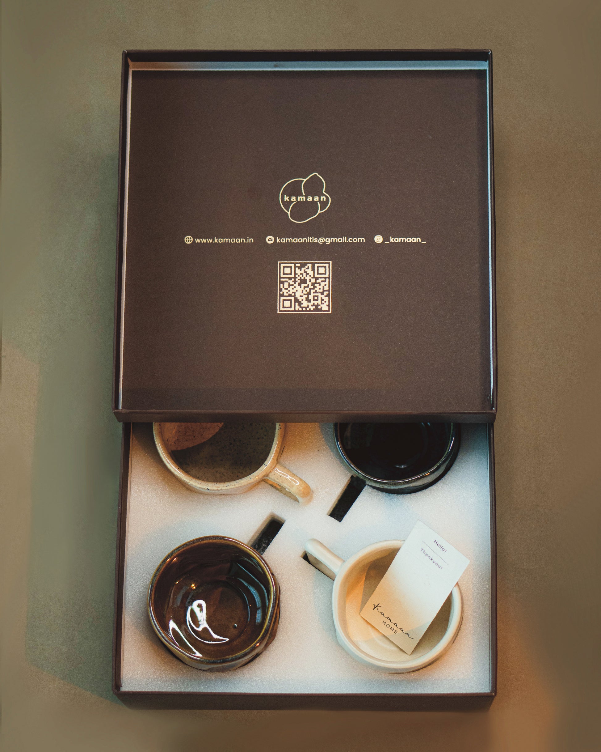 Gift Set - Boulder Yunomi 4pcs | 200 ml