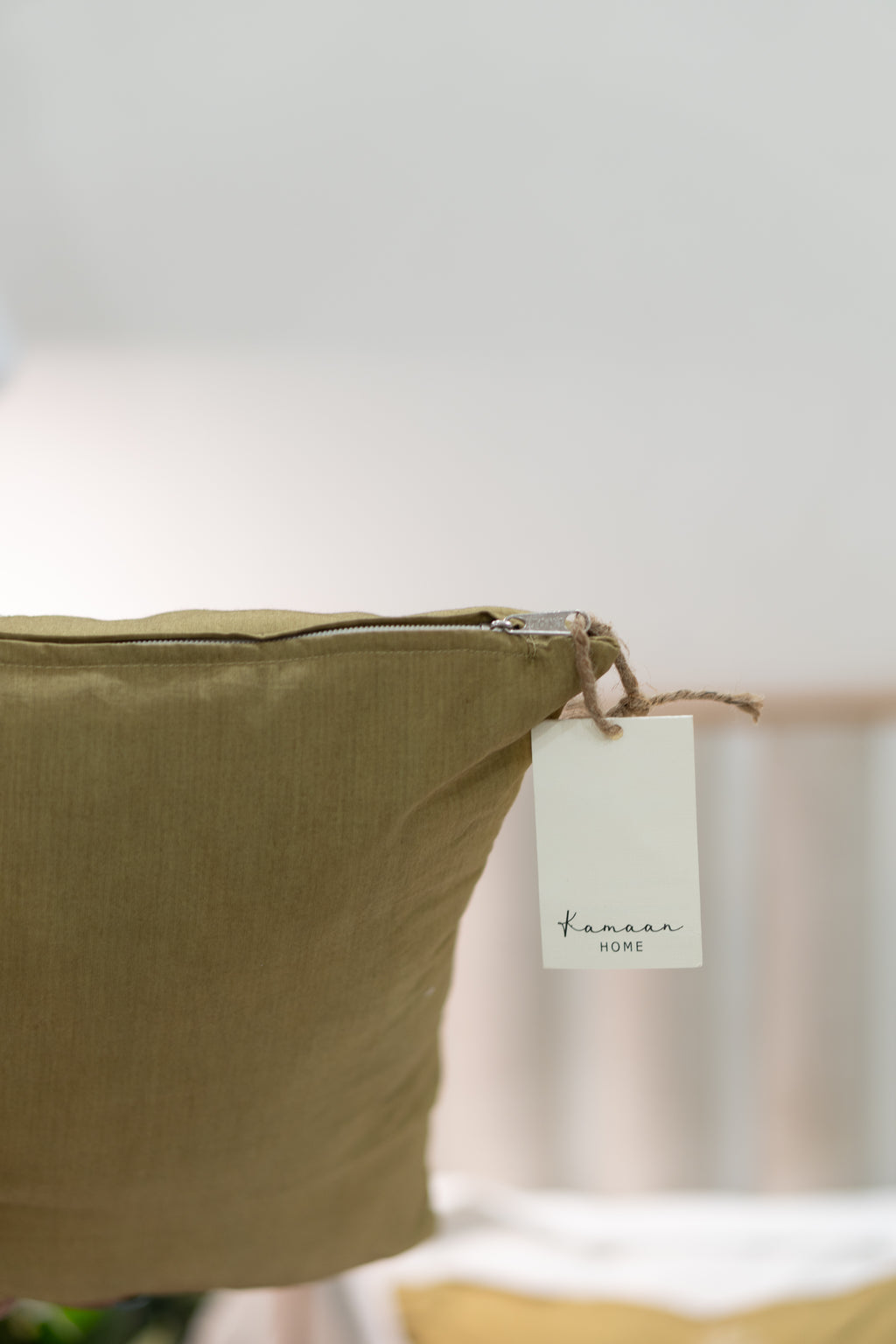 The zip stitching is done in a way to hide the zip. 