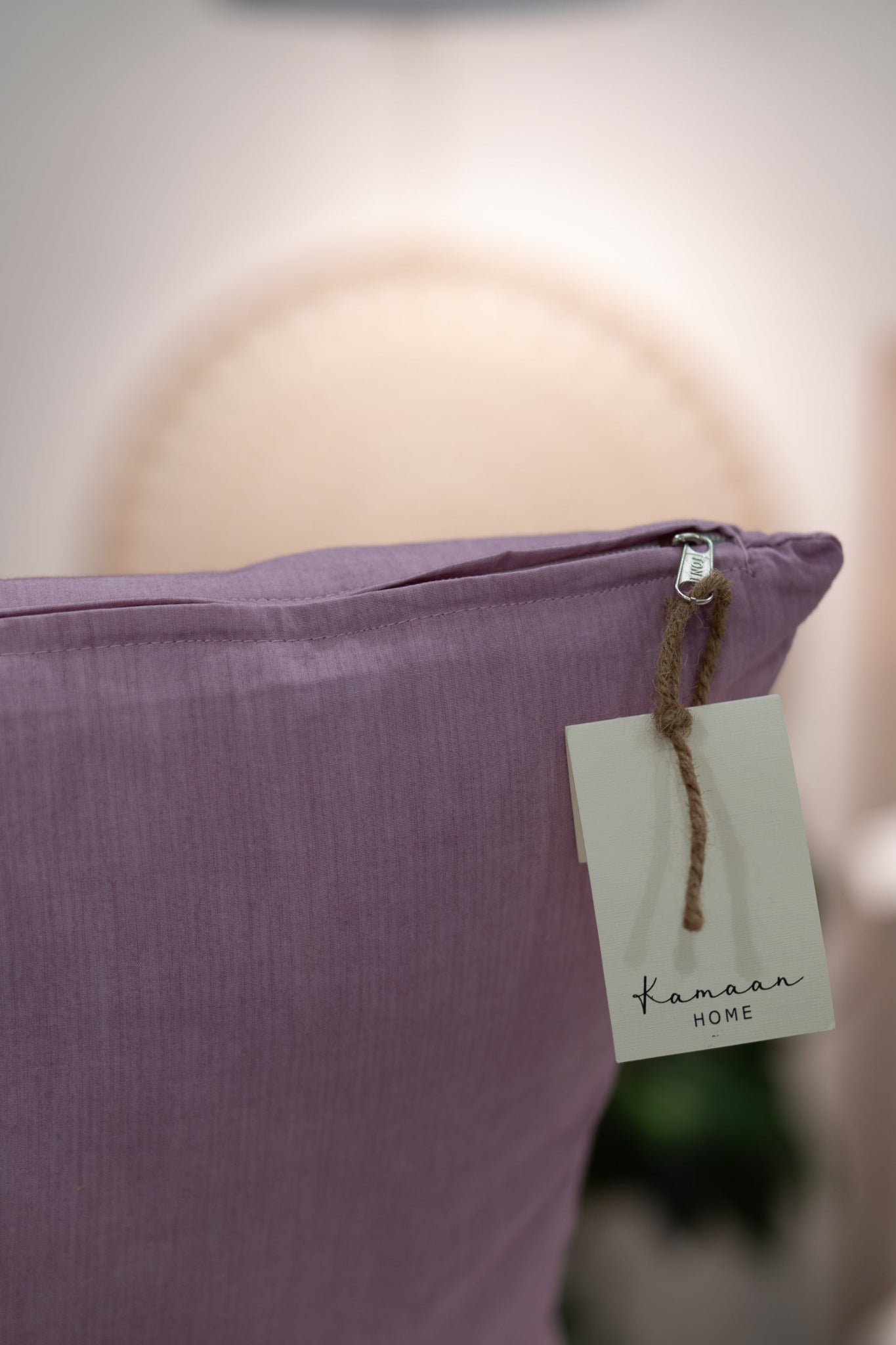 The zip stitching is done in a way to hide the zip. 